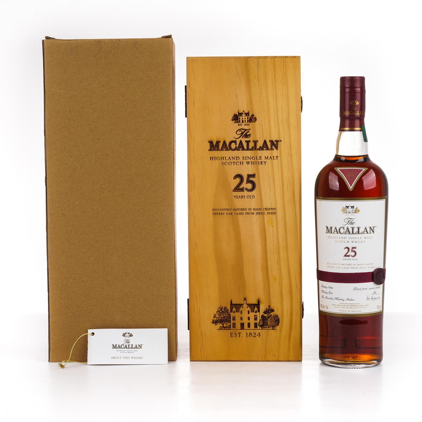 Macallan 麦卡伦 25年 雪莉桶 红腰带 750ml 43%Vol.