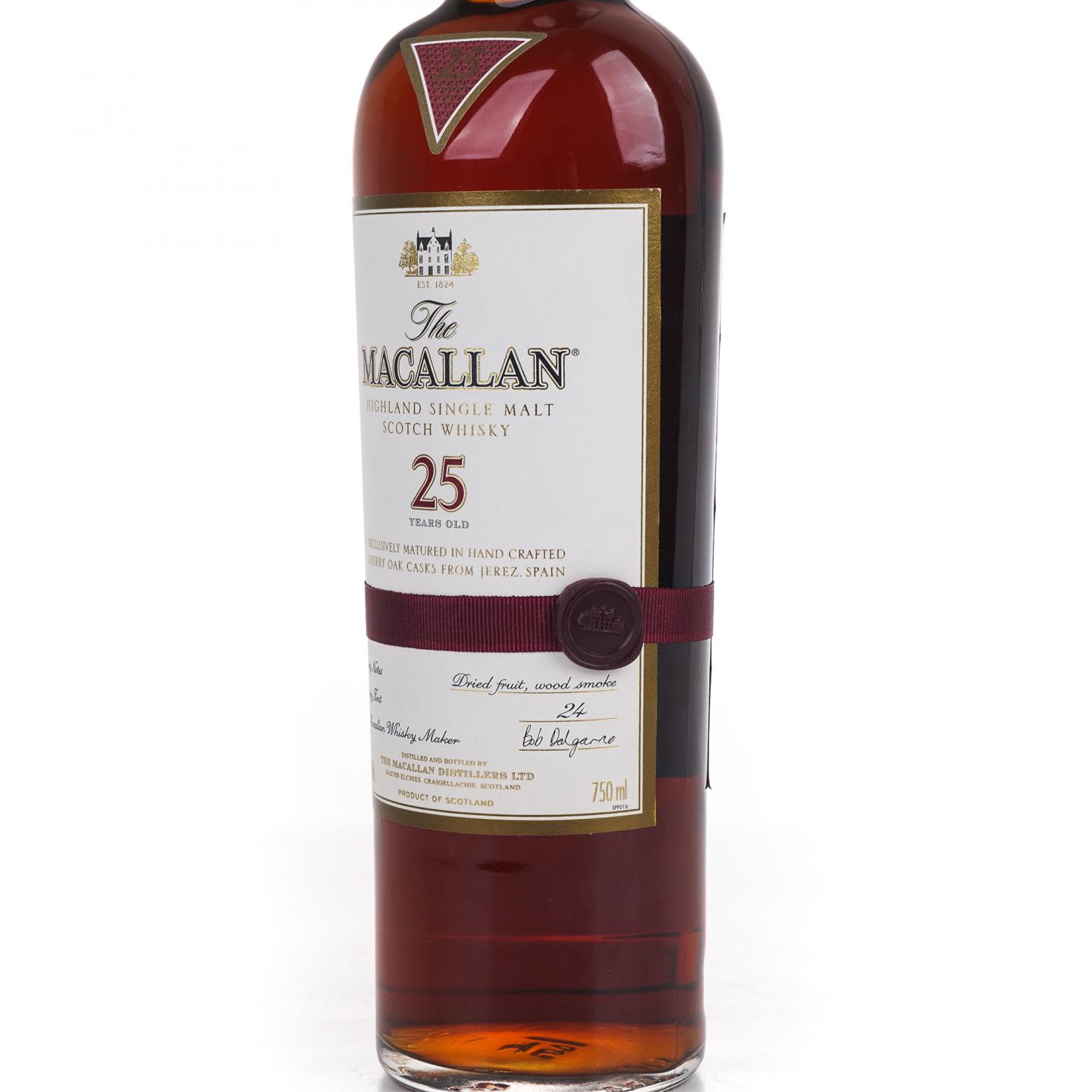Macallan 麦卡伦 25年 雪莉桶 红腰带 750ml 43%Vol.