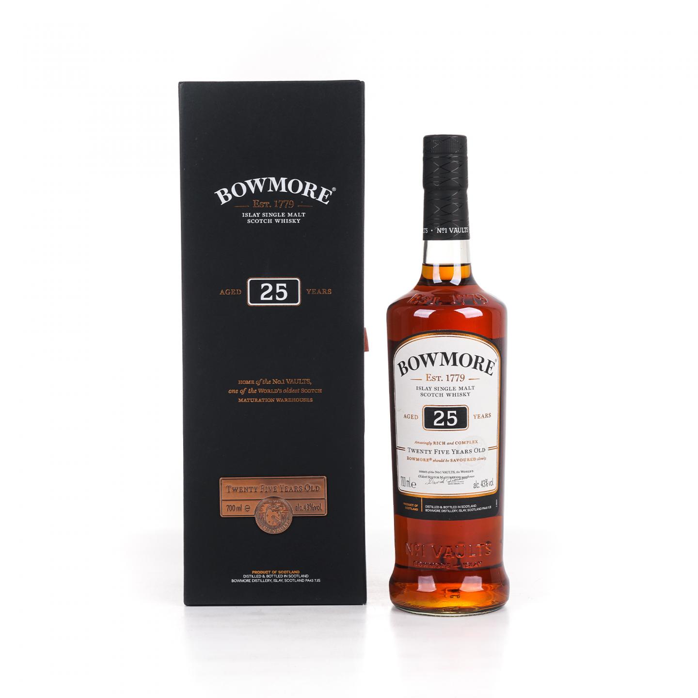 Bowmore 波摩 25年 43% 礼盒