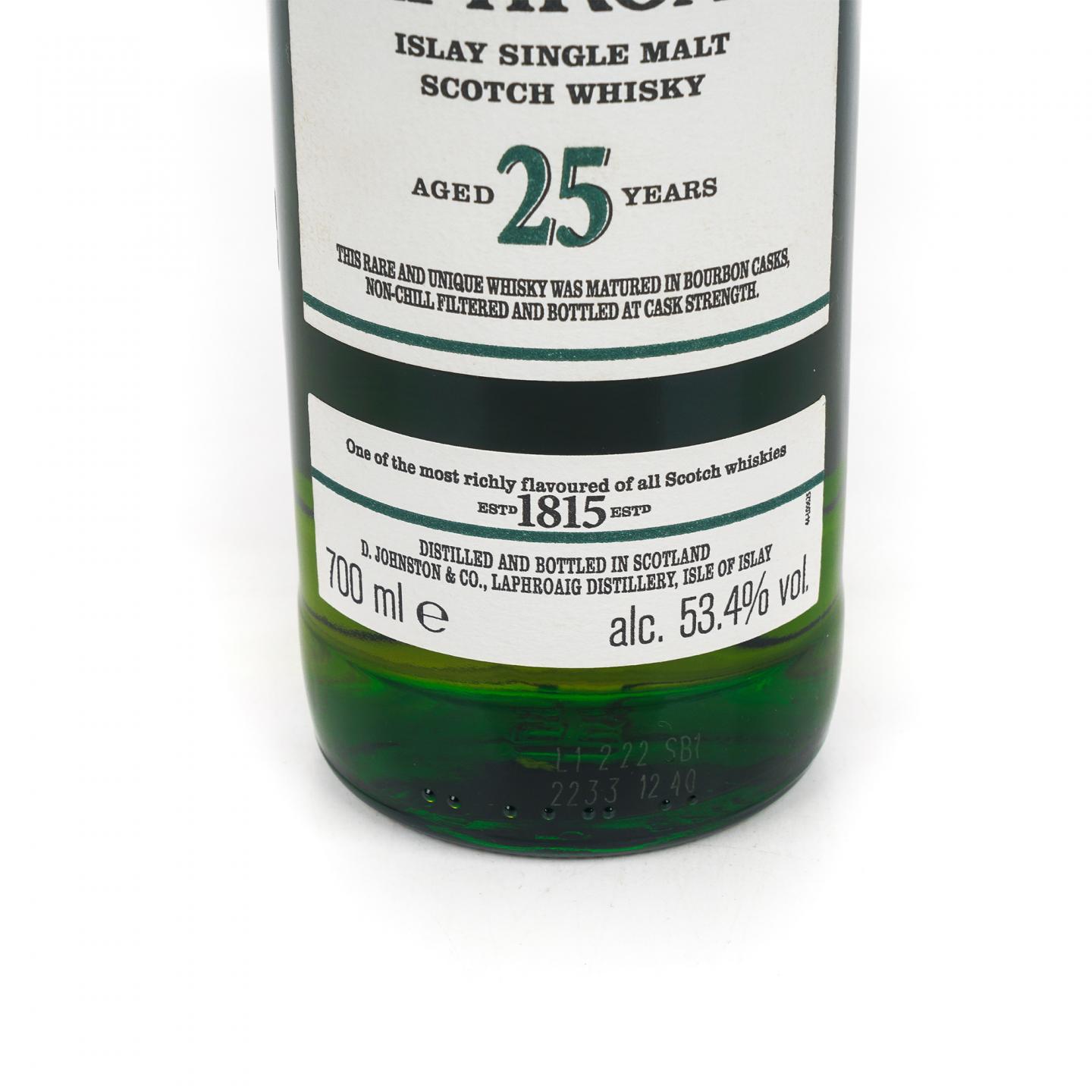 Laphroaig 拉弗格 25年 2022 桶强