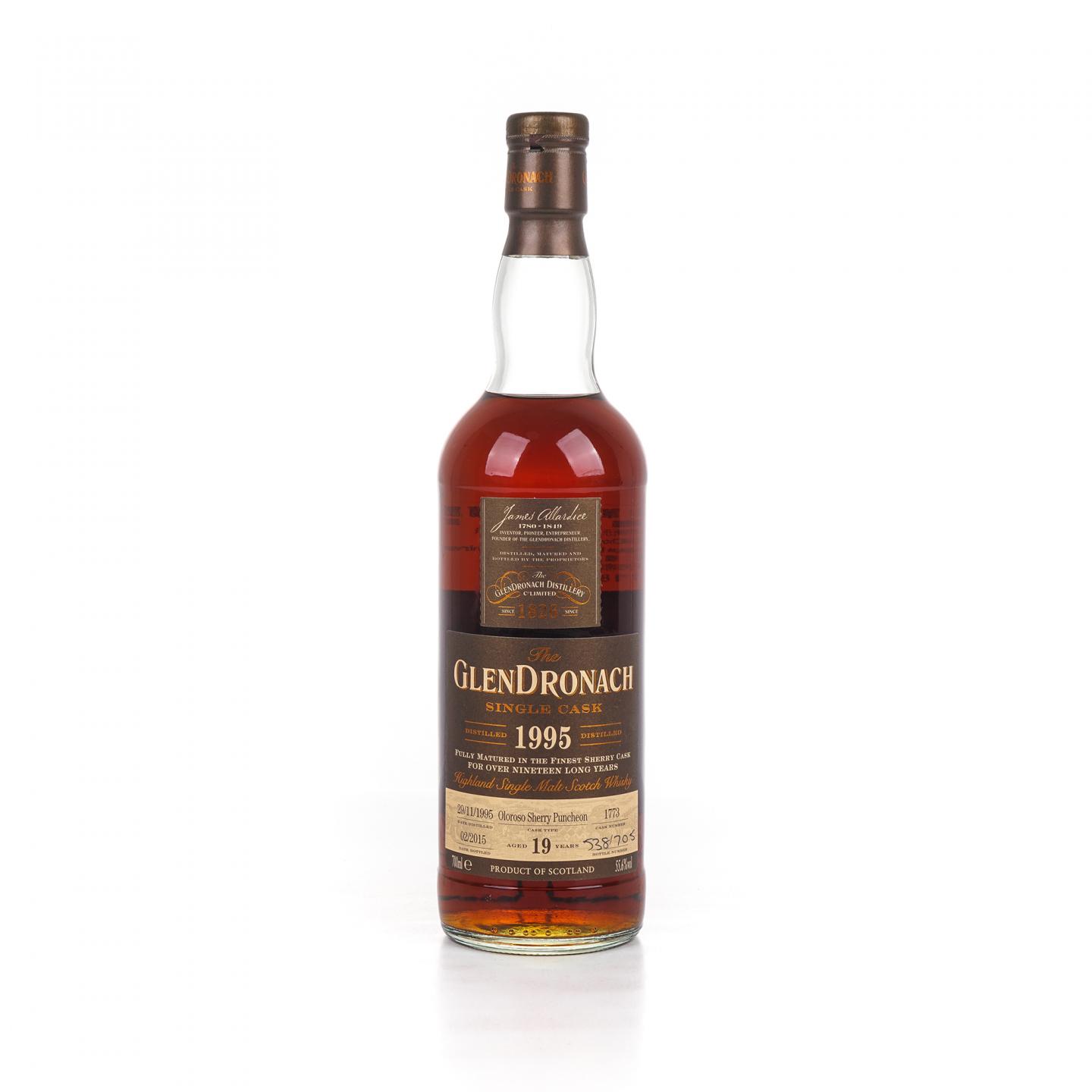 Glendronach 格兰多纳 19年 1995-2015 雪莉桶#1773
