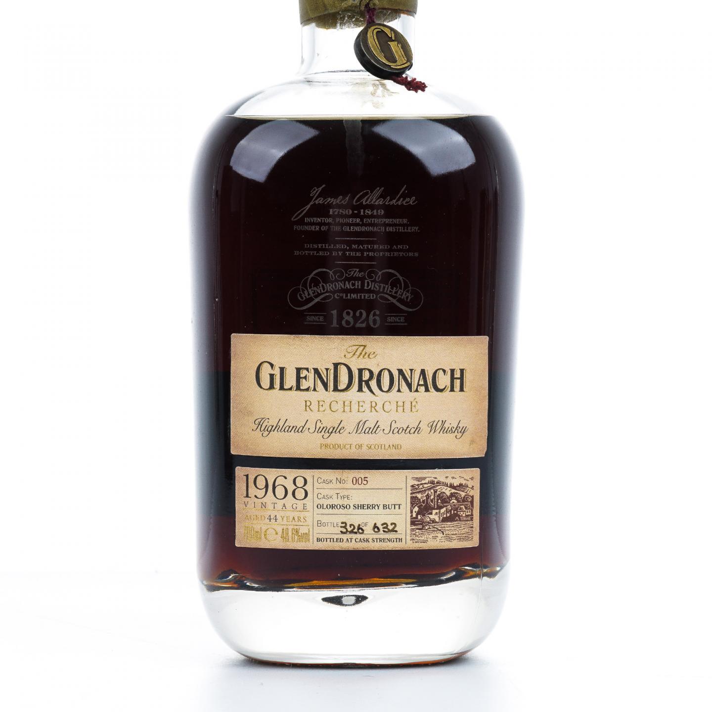 Glendronach 格兰多纳 44年 1968-2012 雪莉桶
