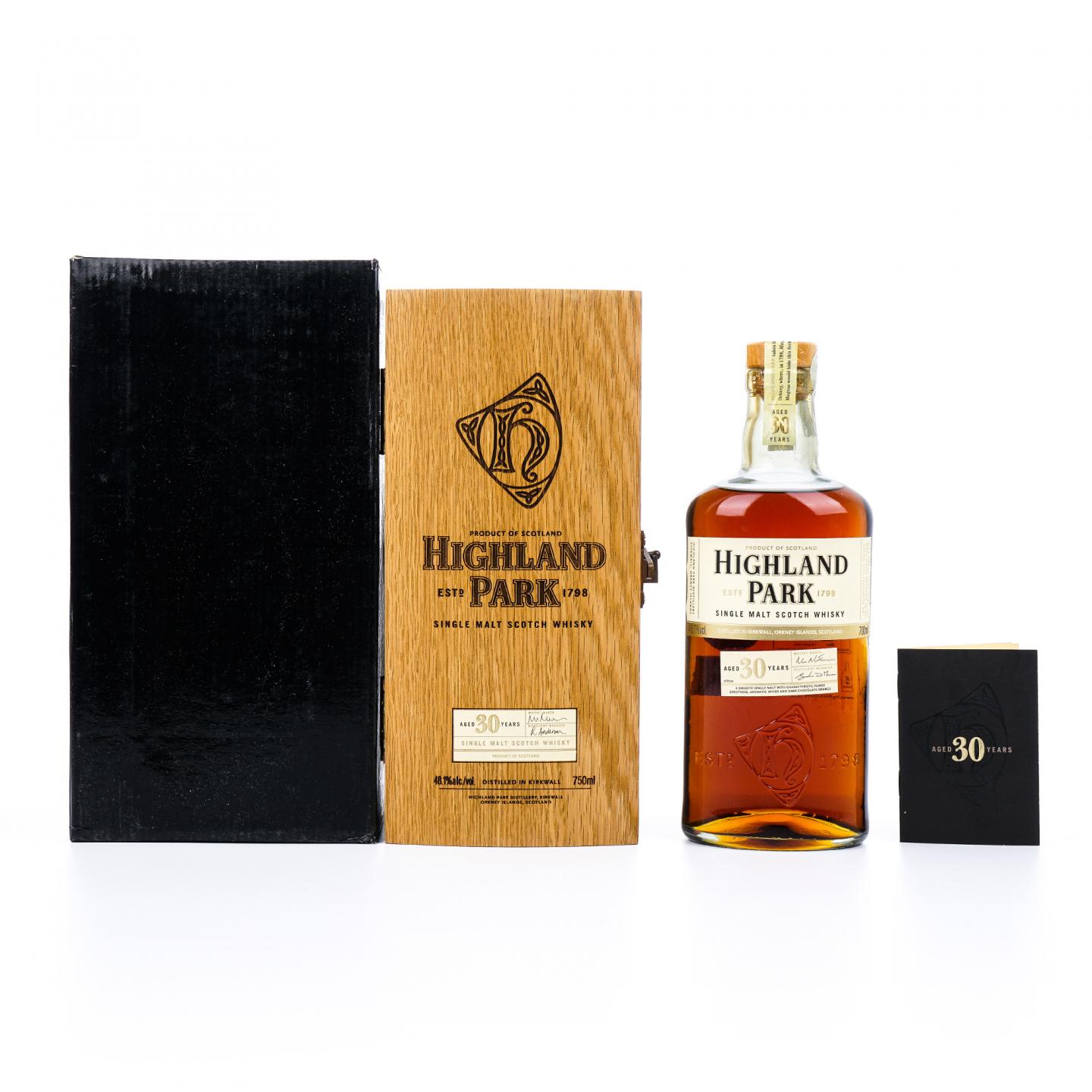 Highland Park 高原骑士 30年 木盒 700ml 非原盒