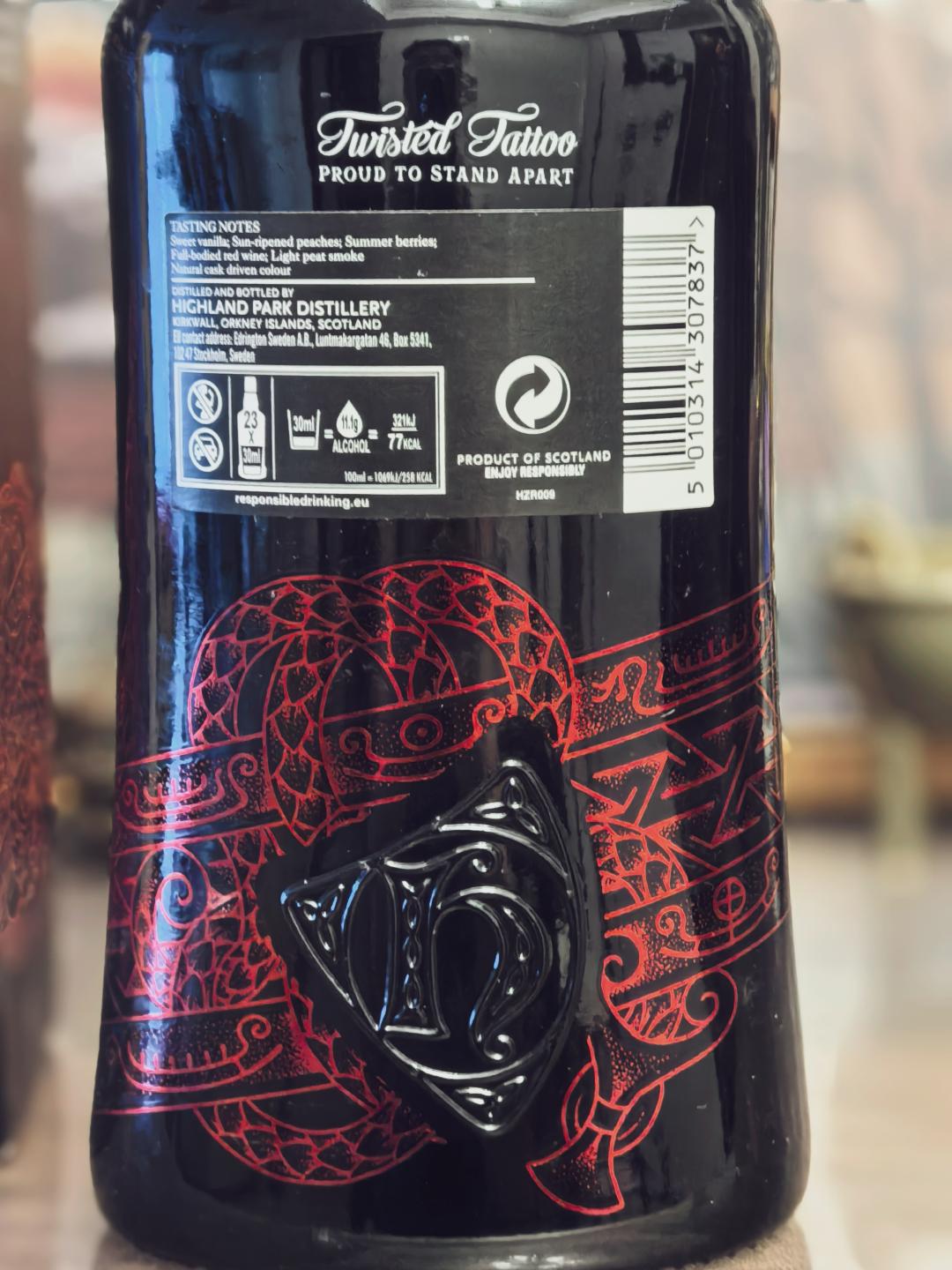 高原骑士16年 红龙Twisted Tattoo