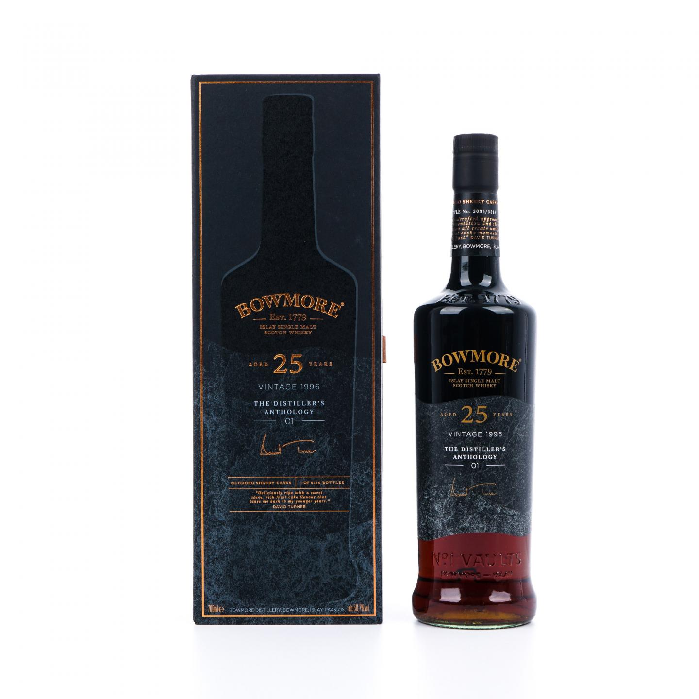Bowmore 波摩 25年 1996 Vintage 雪莉桶