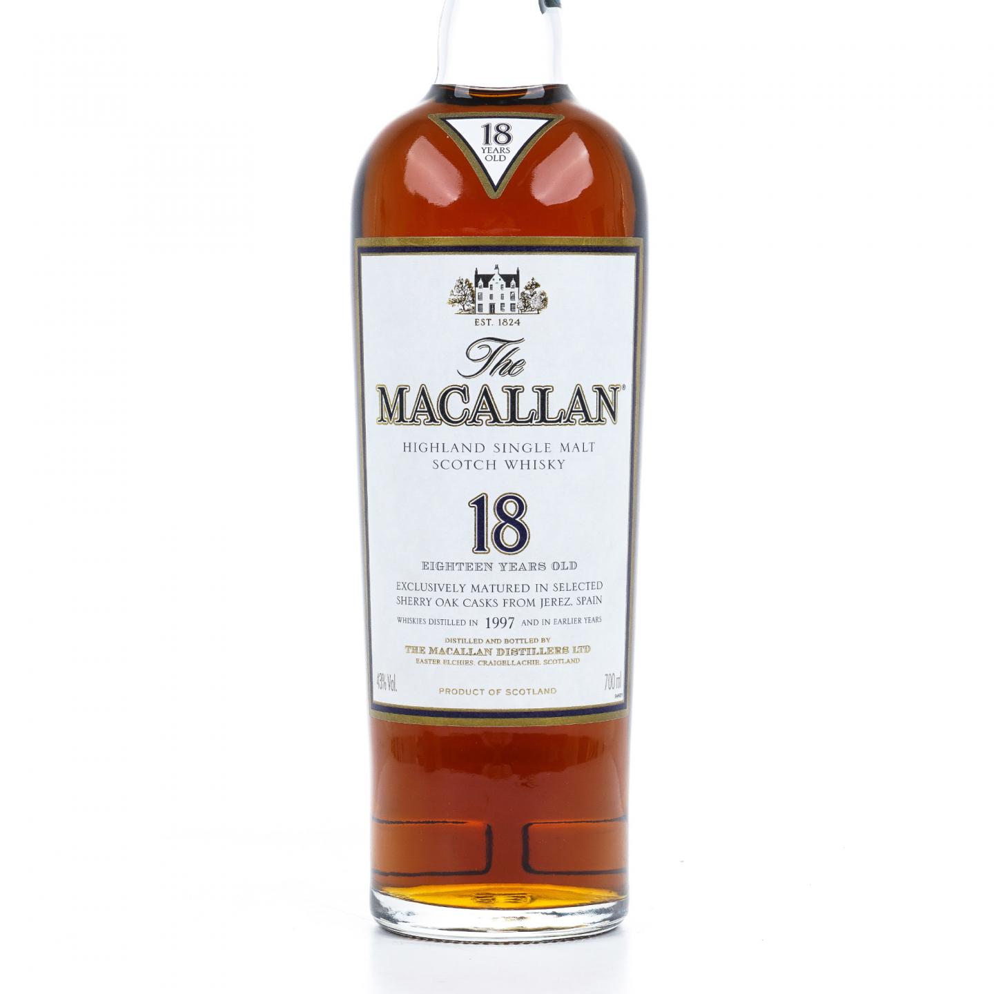 Macallan 麦卡伦 18年 1997 雪莉桶