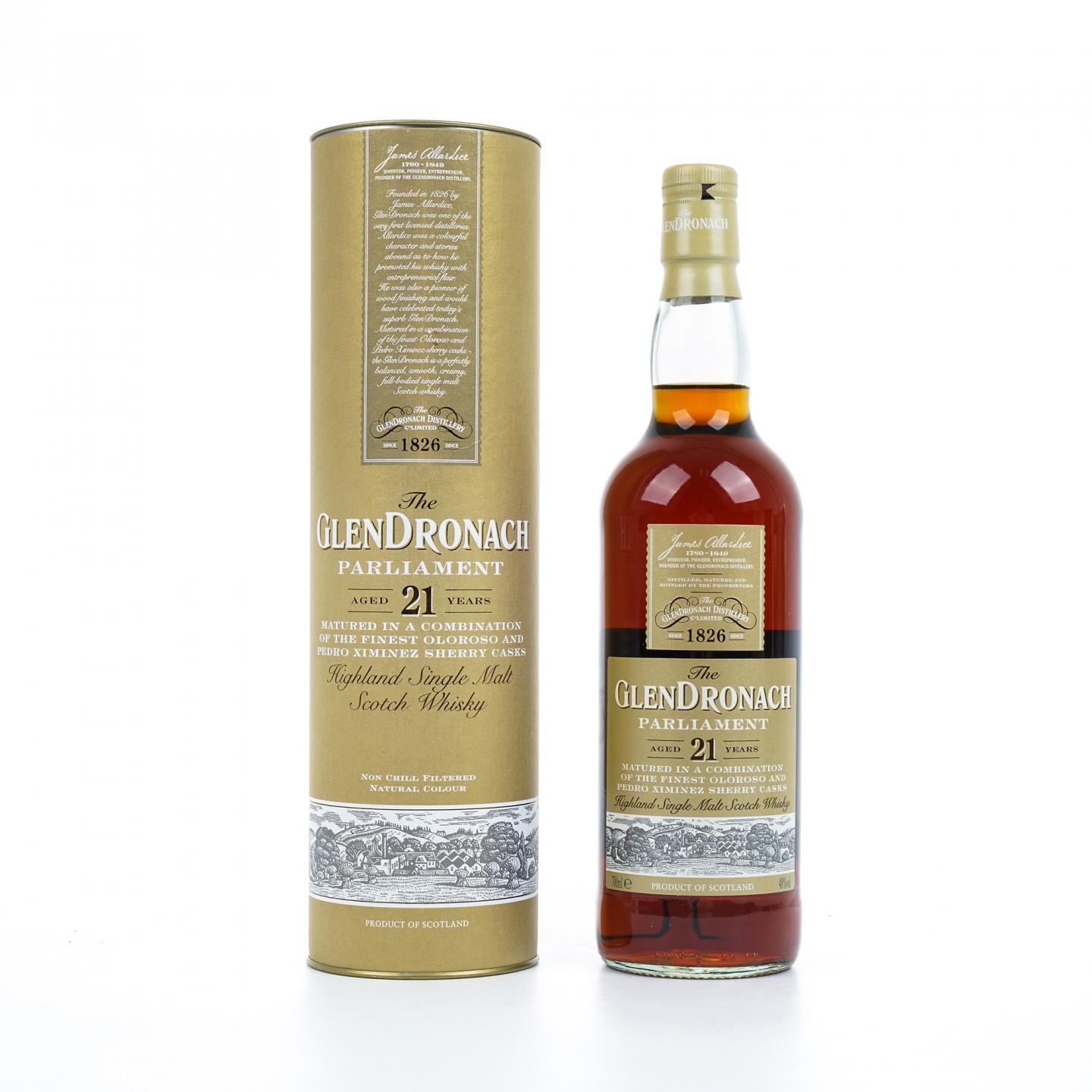 Glendronach 格兰多纳 21年 Parliament 700ml