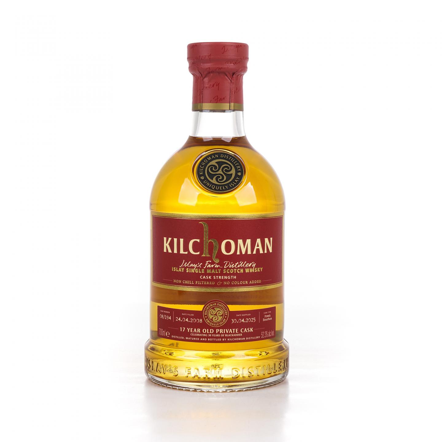 Kilchoman 齐侯门 17年 2008-2025 私人桶