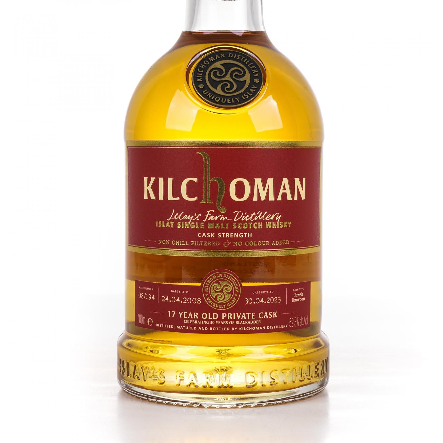 Kilchoman 齐侯门 17年 2008-2025 私人桶