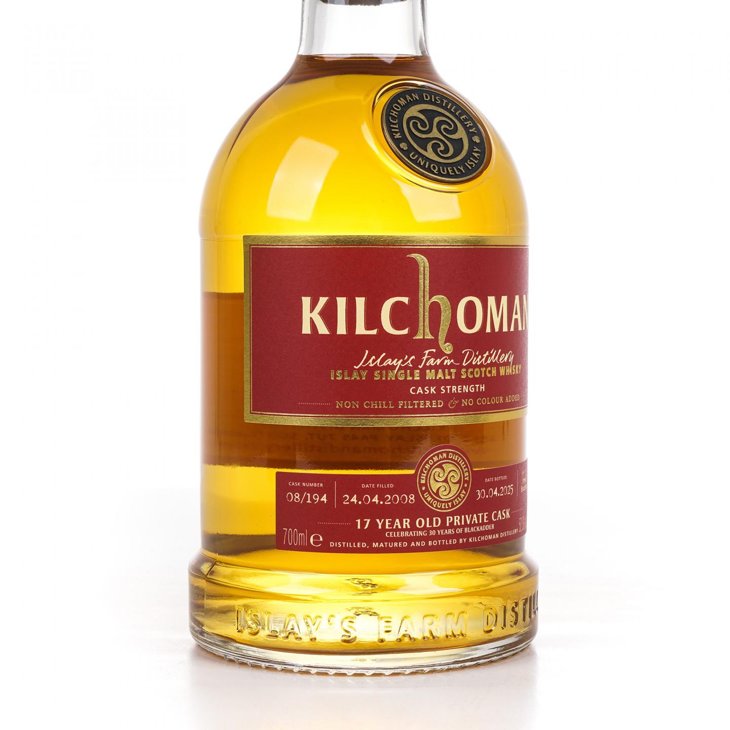 Kilchoman 齐侯门 17年 2008-2025 私人桶