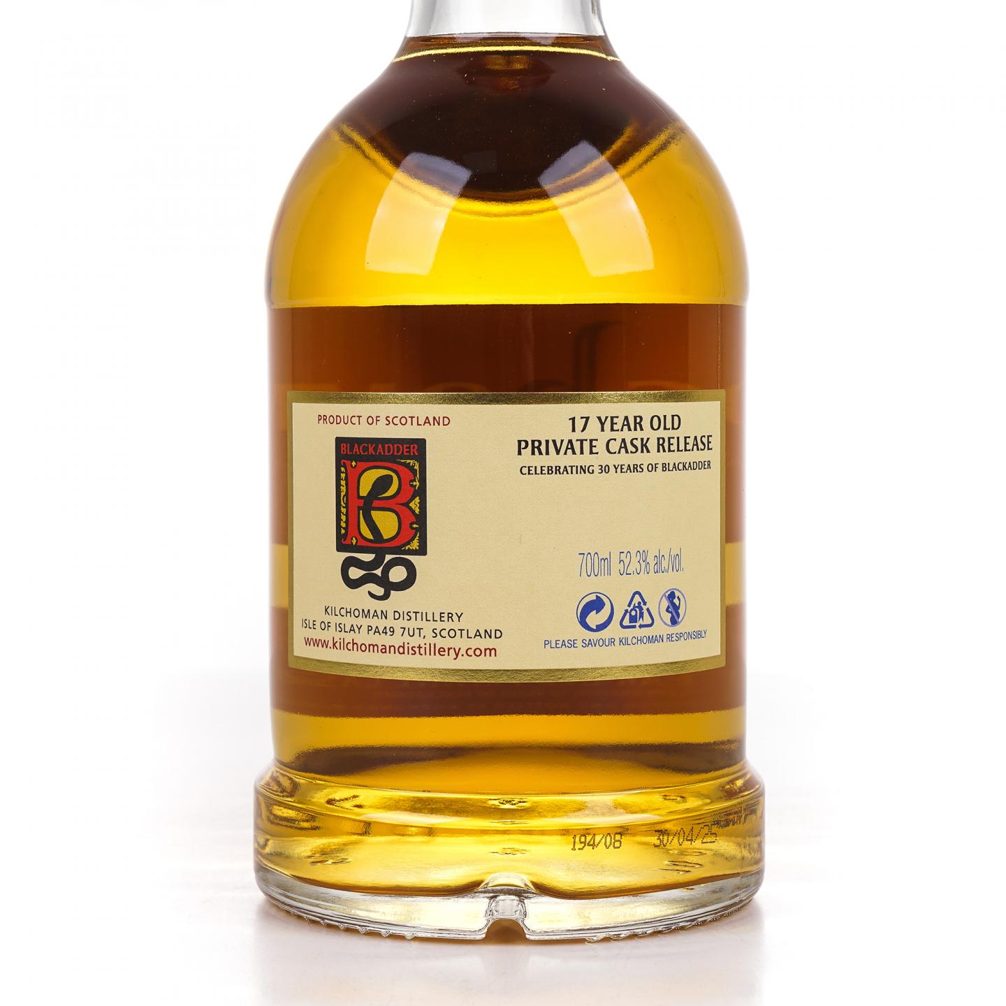 Kilchoman 齐侯门 17年 2008-2025 私人桶