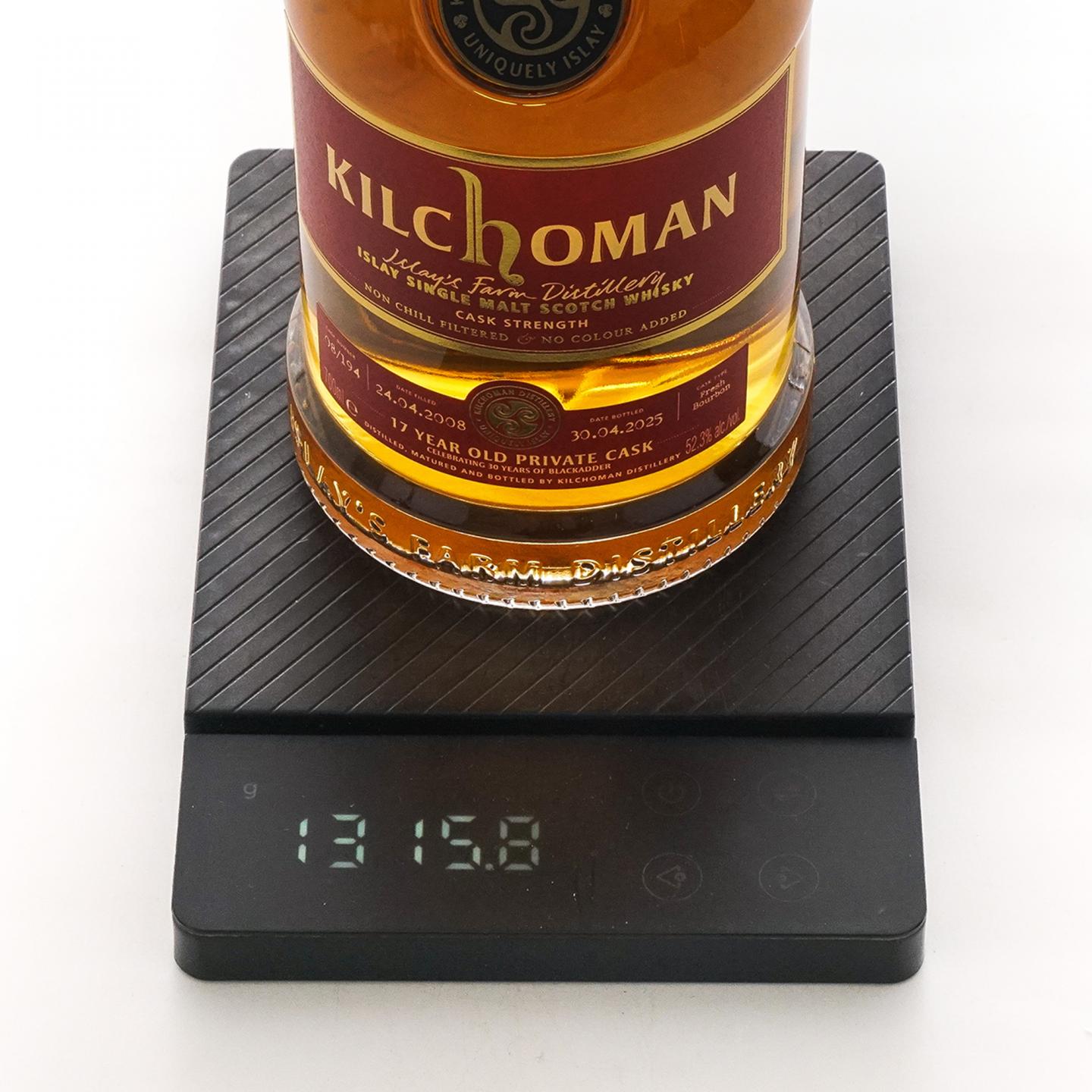 Kilchoman 齐侯门 17年 2008-2025 私人桶