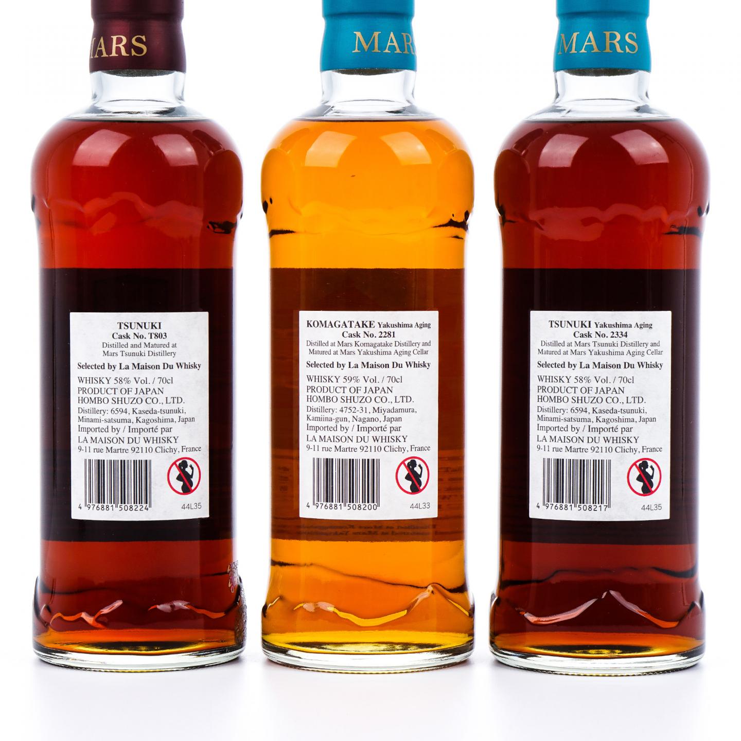 Mars 津贯/驹之岳 2024 单桶 LMDW 3瓶组