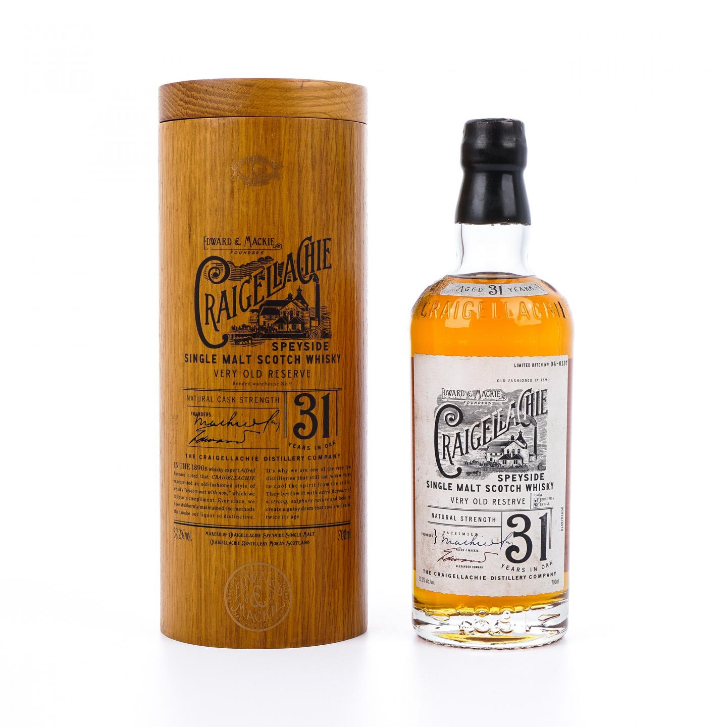 Craigellachie 克莱拉奇 31年 Very Old Reserve 桶强