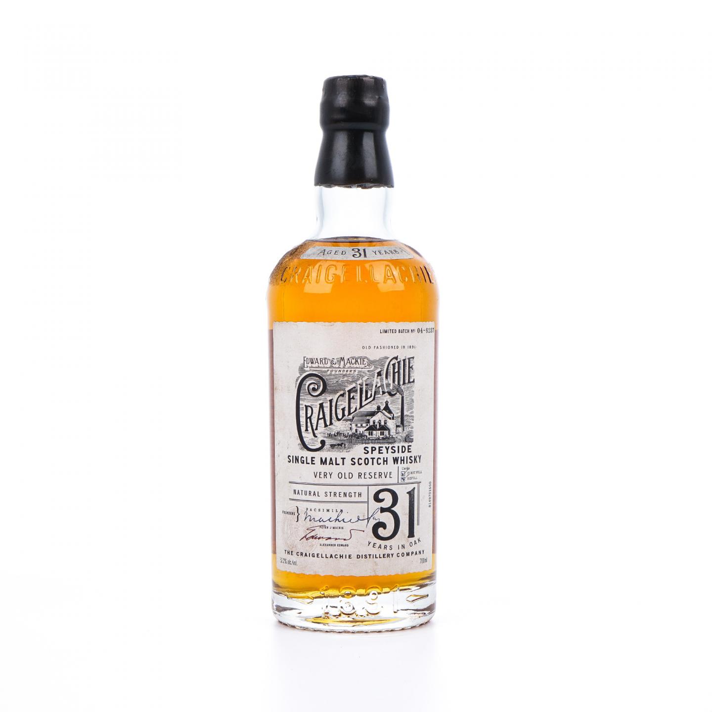 Craigellachie 克莱拉奇 31年 Very Old Reserve 桶强