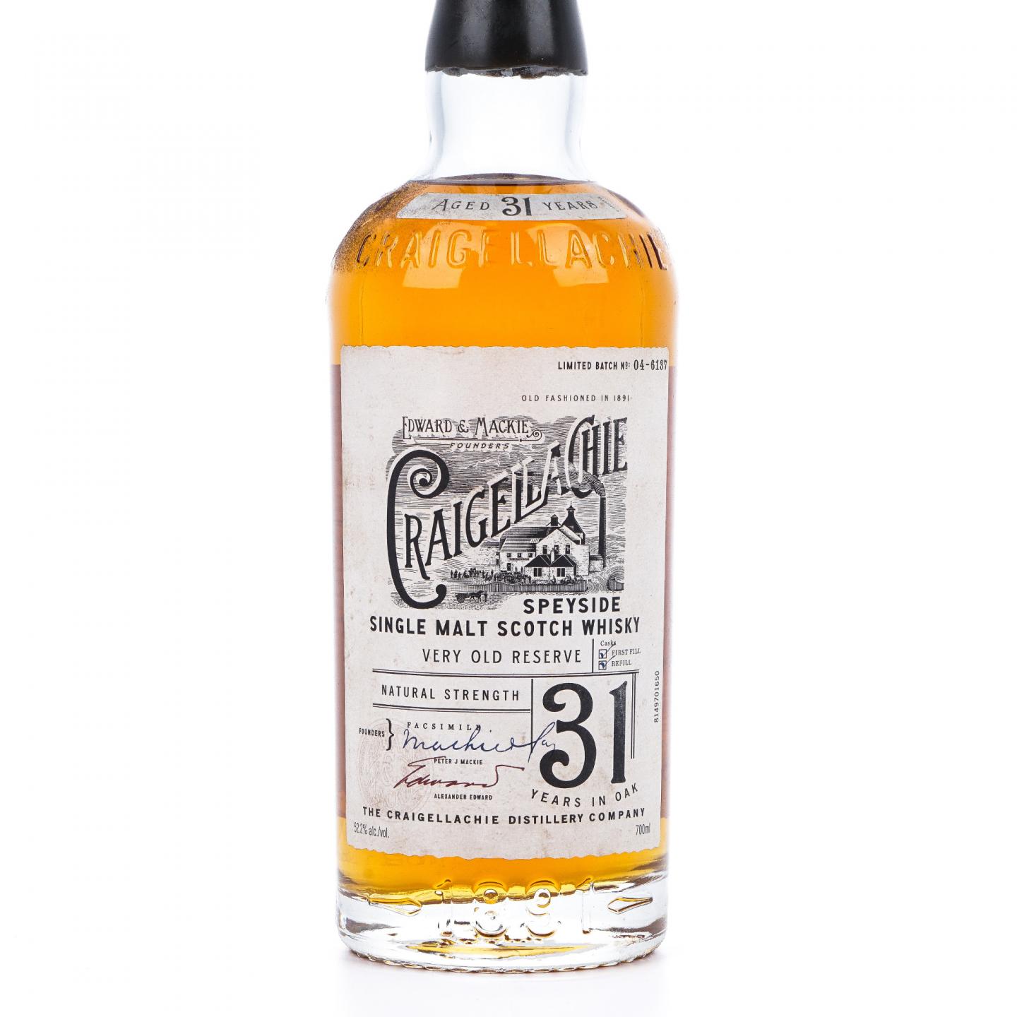 Craigellachie 克莱拉奇 31年 Very Old Reserve 桶强