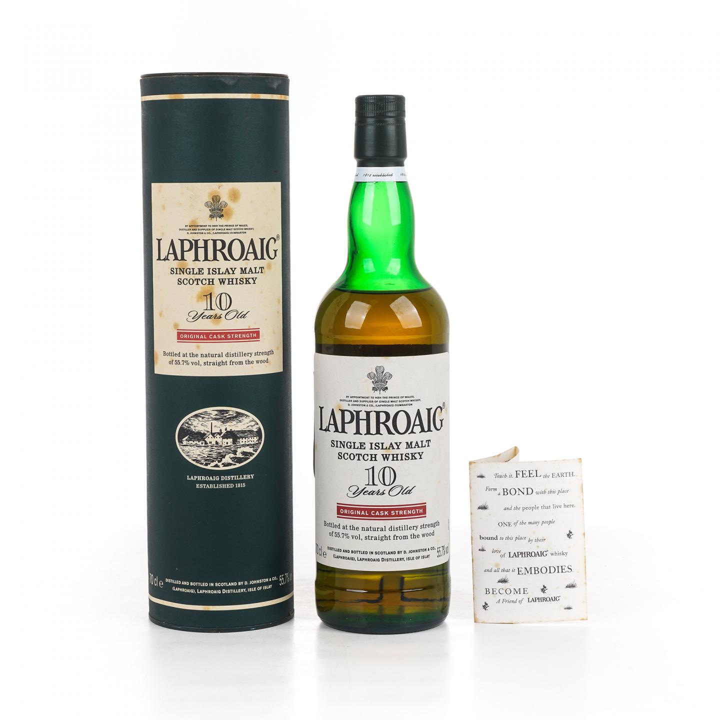 Laphroaig 拉弗格 10年 桶强 小红标 55.7%vol.