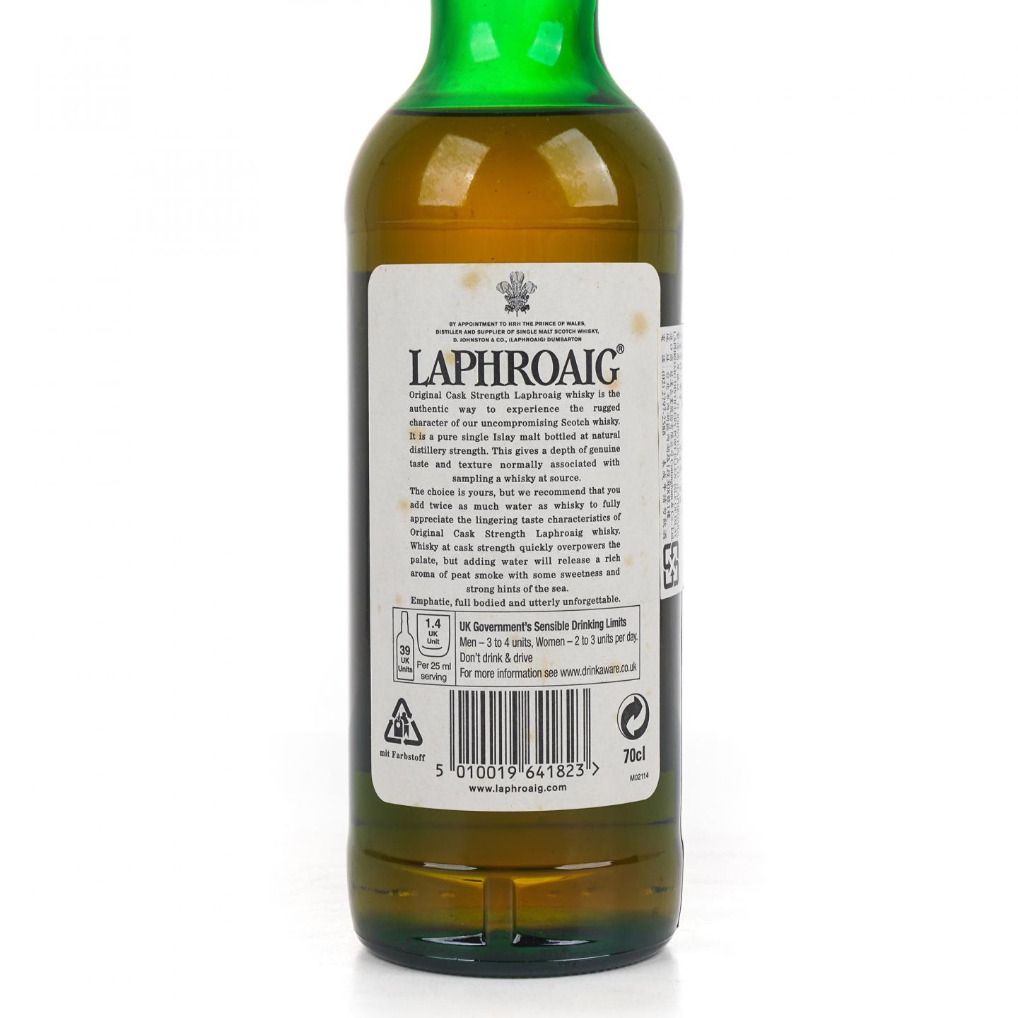 Laphroaig 拉弗格 10年 桶强 小红标 55.7%vol.