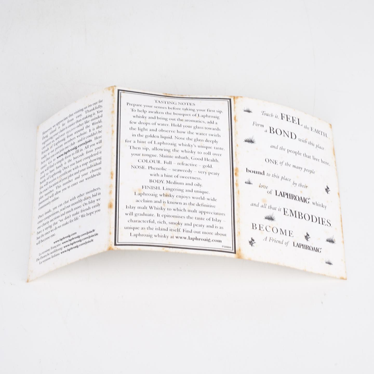 Laphroaig 拉弗格 10年 桶强 小红标 55.7%vol.