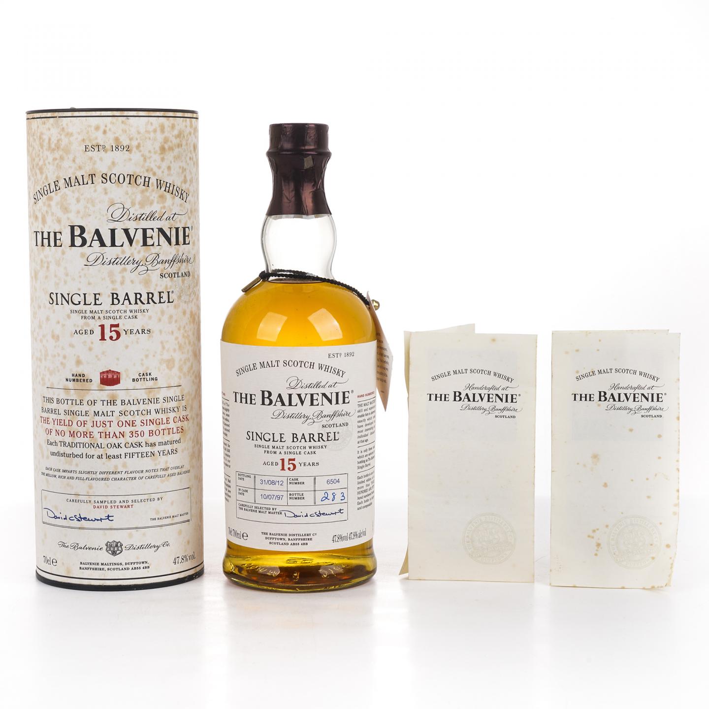 Balvenie 百富 15年 1997-2012 单桶#6504