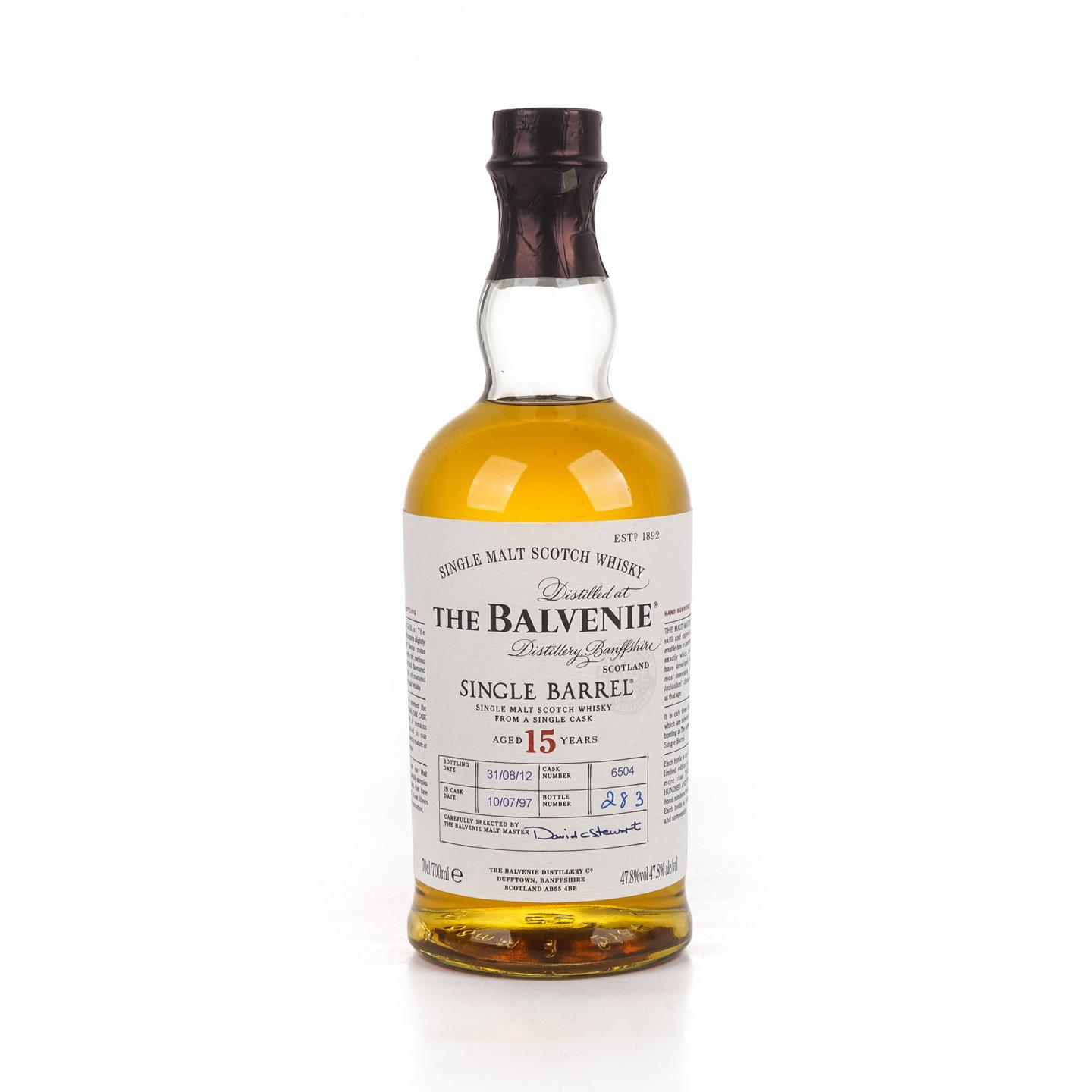 Balvenie 百富 15年 1997-2012 单桶#6504