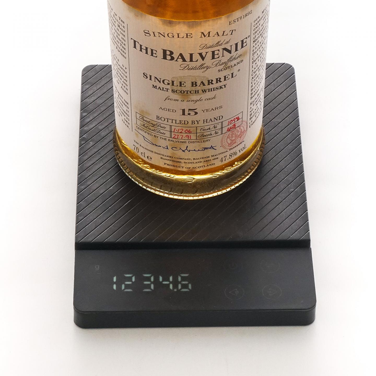 Balvenie 百富 15年 1991-2006 单桶#1098
