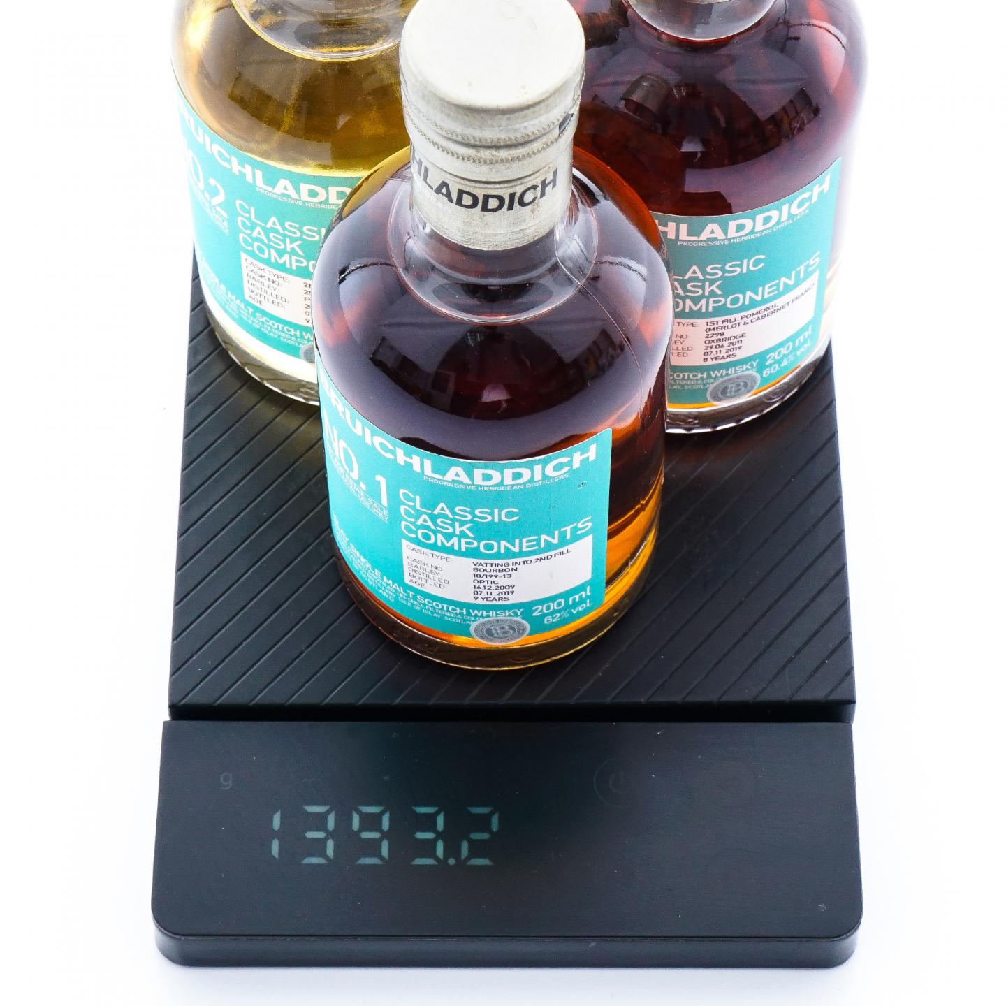【中样】Bruichladdich 布赫拉迪 经典单桶调配系列 No.1/2/3 3支组 200ml