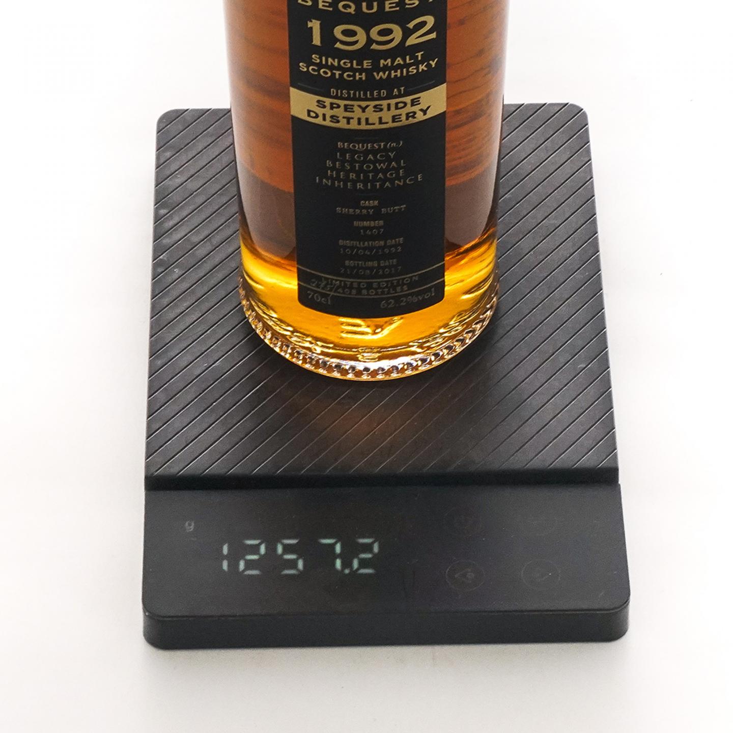 Speyside 斯佩塞 1992-2017 MMcK 雪莉桶#1407