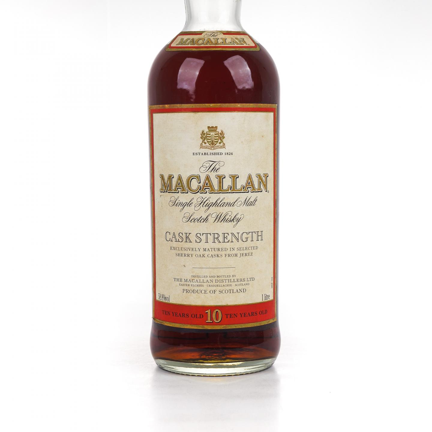Macallan 麦卡伦 10年 桶强 1L 58.8%Vol.