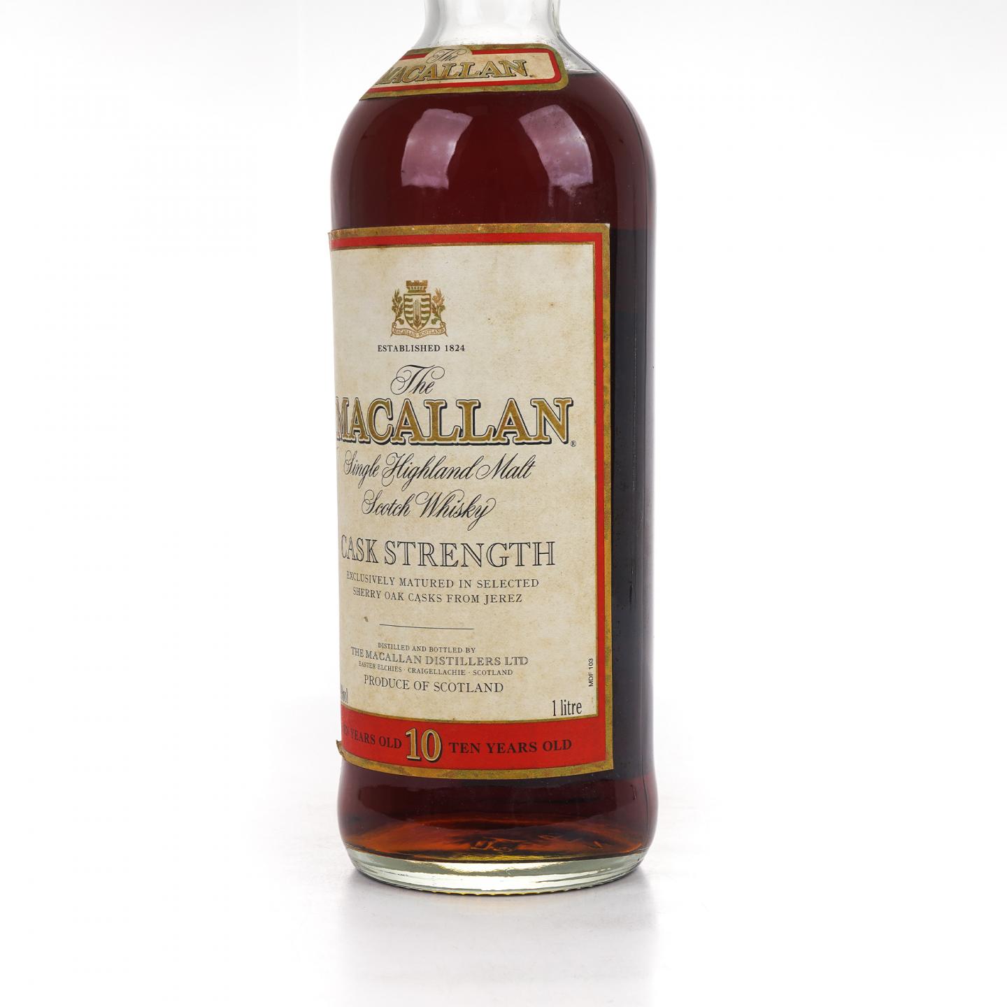 Macallan 麦卡伦 10年 桶强 1L 58.8%Vol.