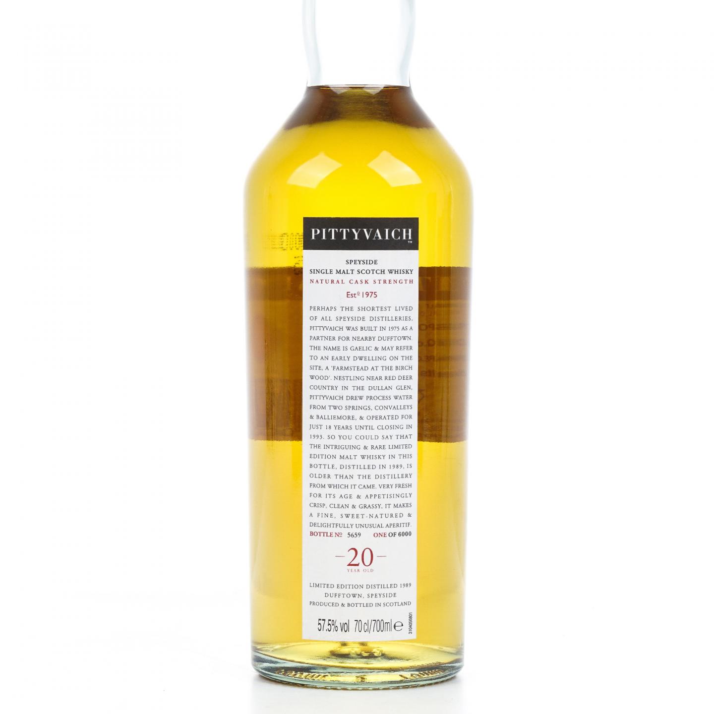 Pittyvaich 皮蒂维克 20年 1989 SR2009