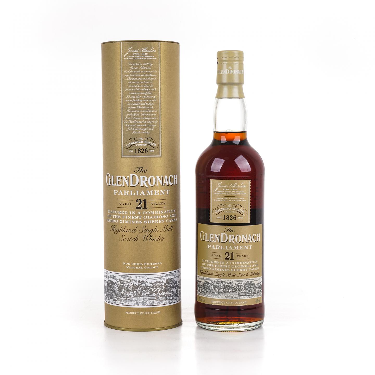 Glendronach 格兰多纳 21年 Parliament 700ML
