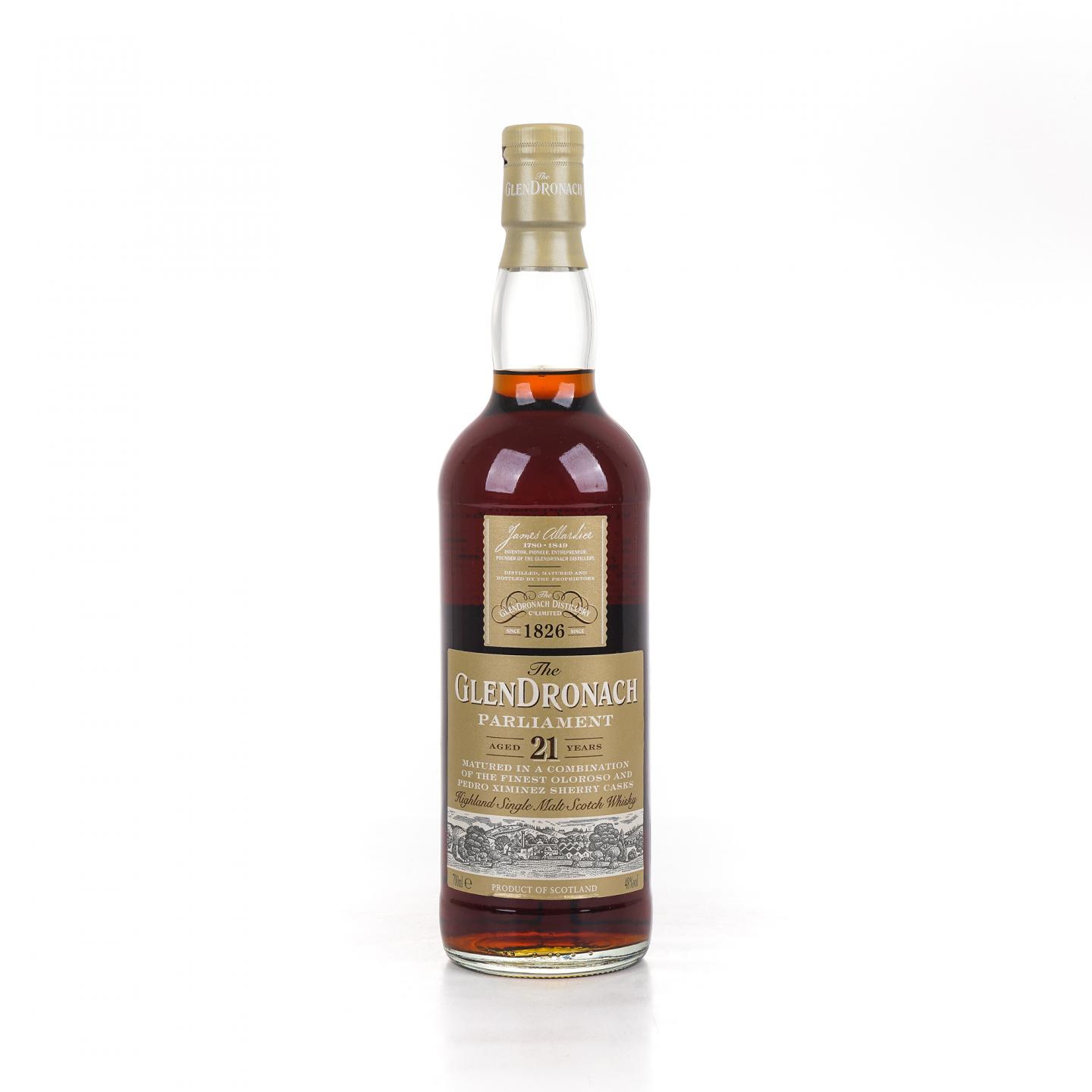 Glendronach 格兰多纳 21年 Parliament 700ML