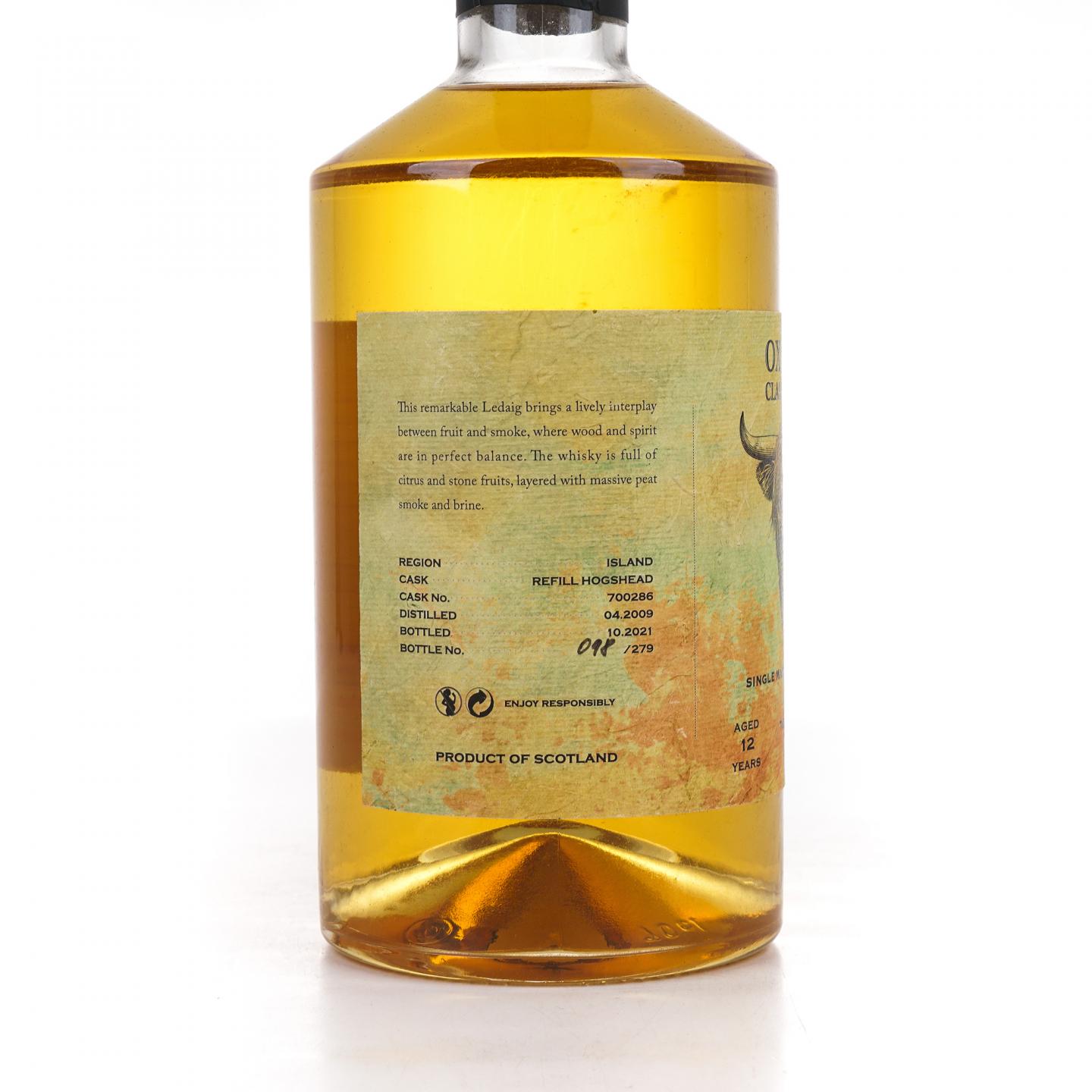 Ledaig 里爵 12年 2009-2021 牛头经典桶系列 OXH