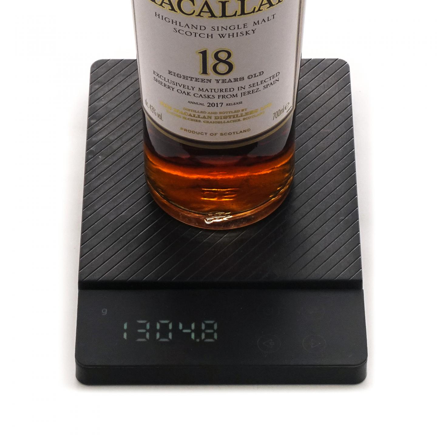 Macallan 麦卡伦 18年 2017 雪莉桶
