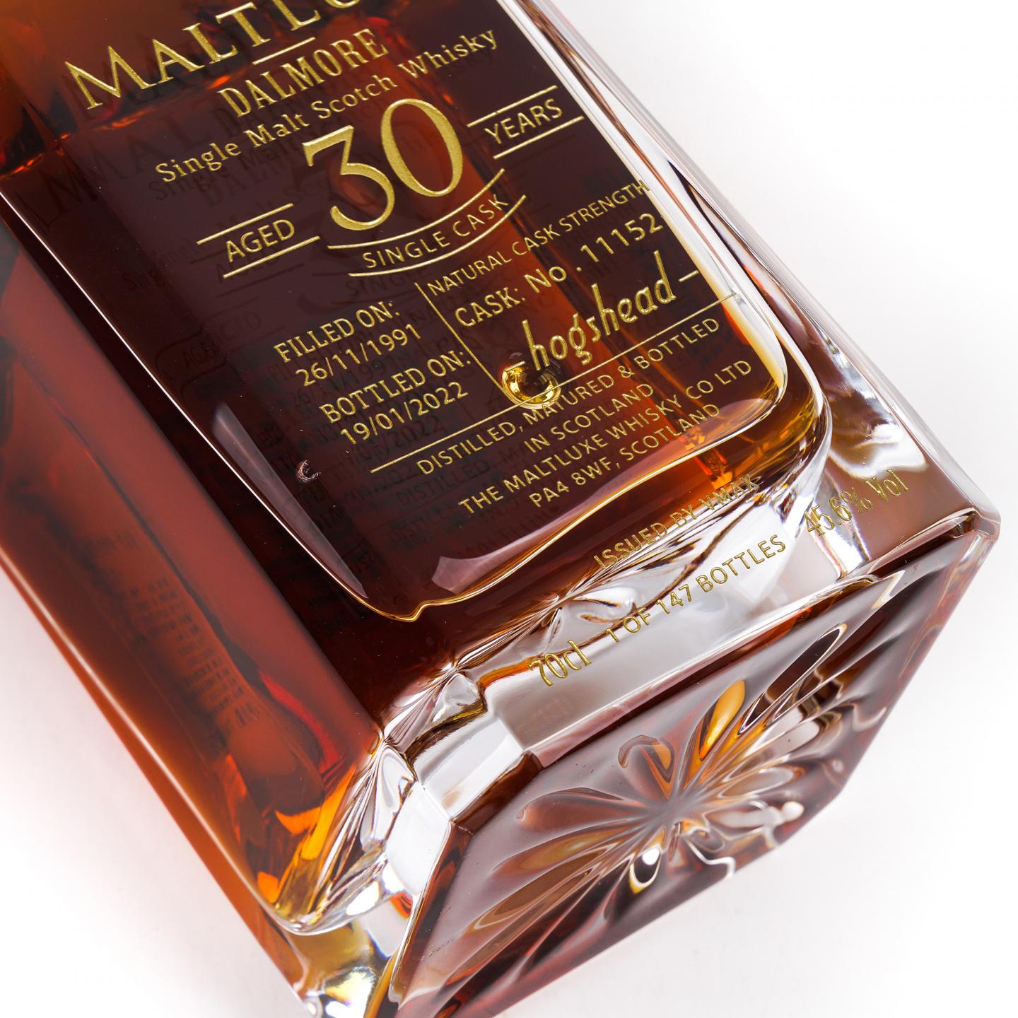 Dalmore 达尔摩 30年 1991-2022 单桶#11152 桶强