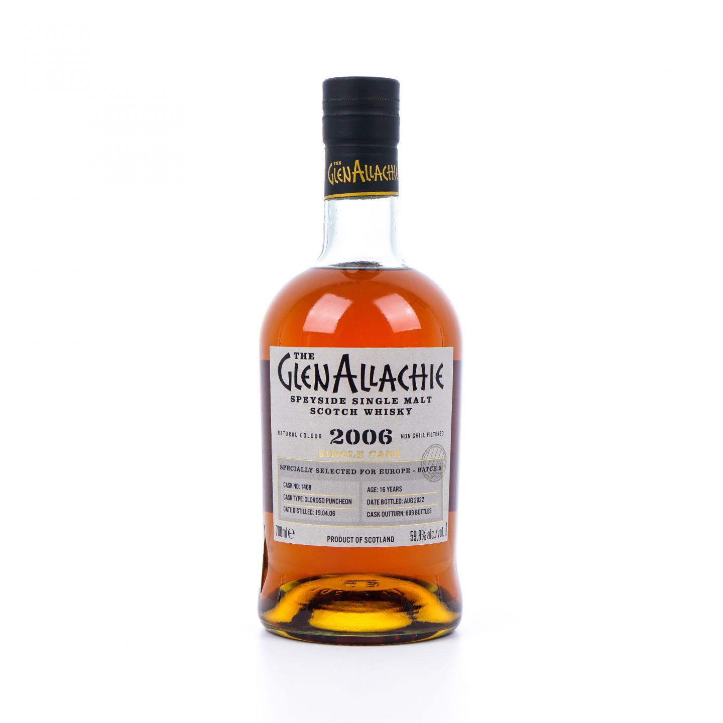 Glenallachie 格兰纳里奇 16年 2006-2022 雪莉桶#1408
