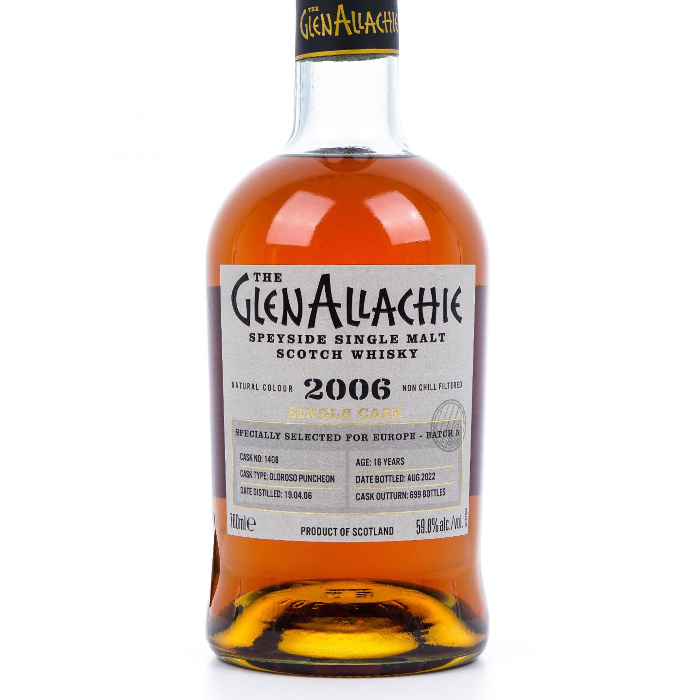 Glenallachie 格兰纳里奇 16年 2006-2022 雪莉桶#1408