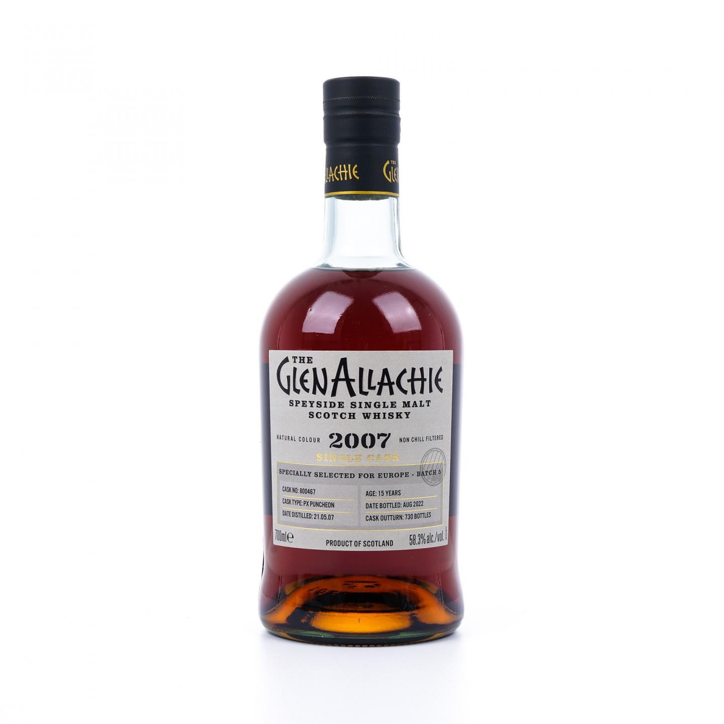 Glenallachie 格兰纳里奇 15年 2007-2022 雪莉单桶#800467