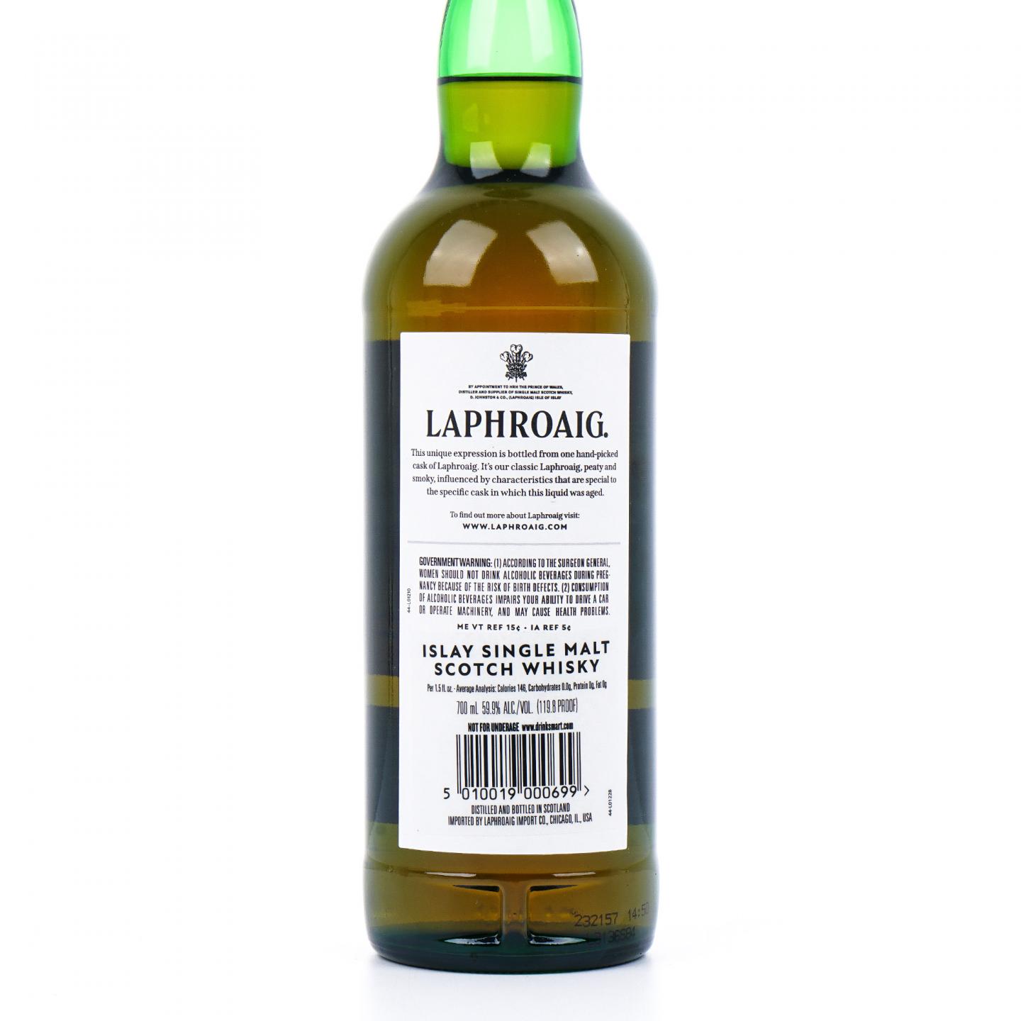 Laphroaig 拉弗格 雪莉单桶#807523 700ml