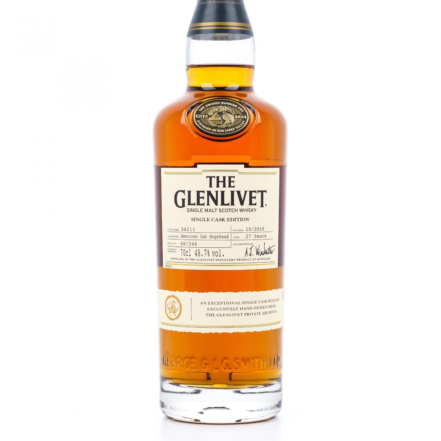Glenlivet 格兰威特 27年 2019 单桶限定#34211