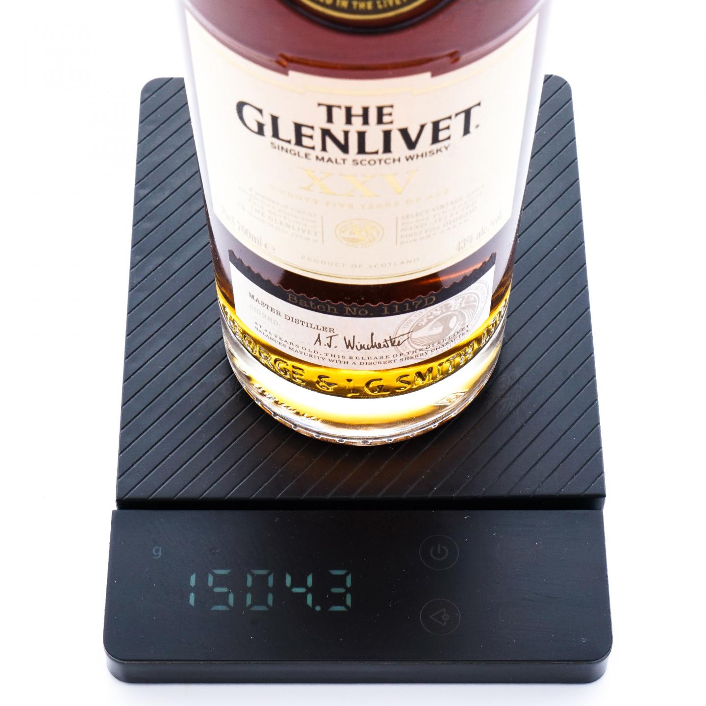 Glenlivet 格兰威特 25年 2018 XXV 雪莉桶后熟