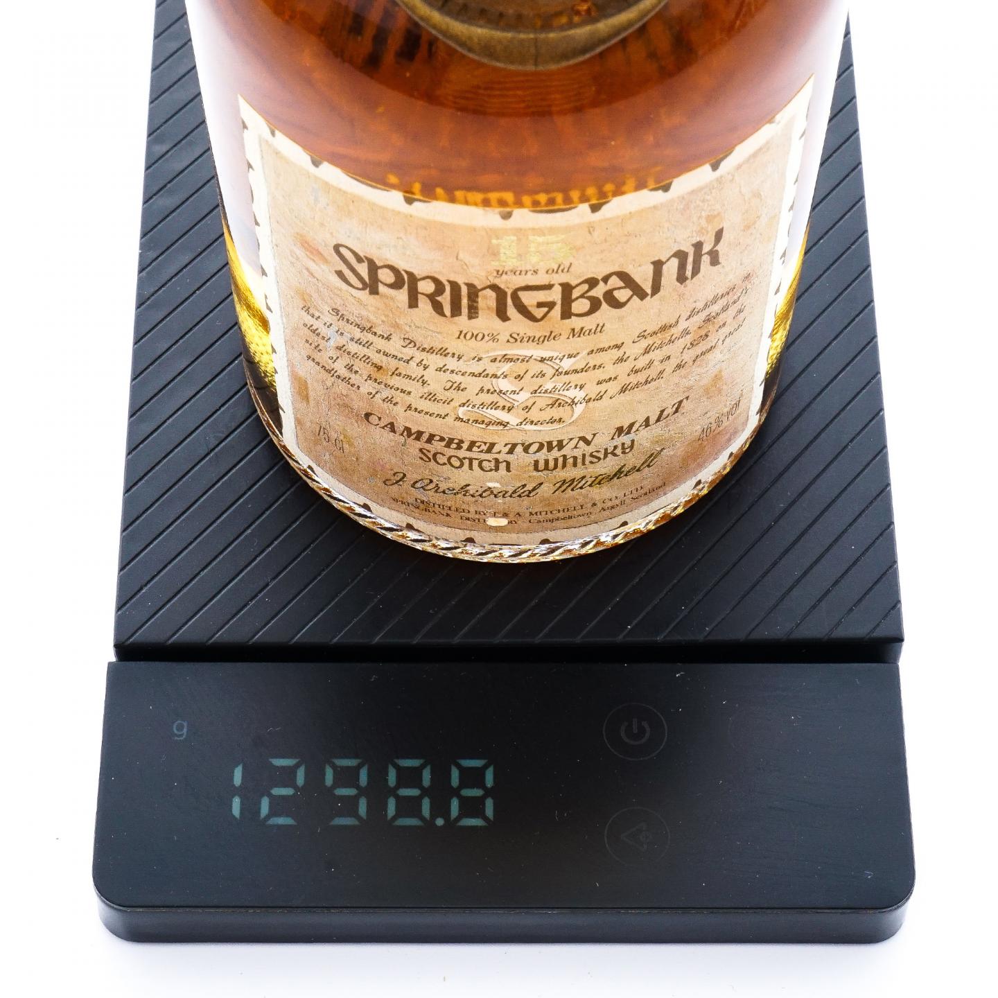Springbank 云顶 15年 邮票标 750ml
