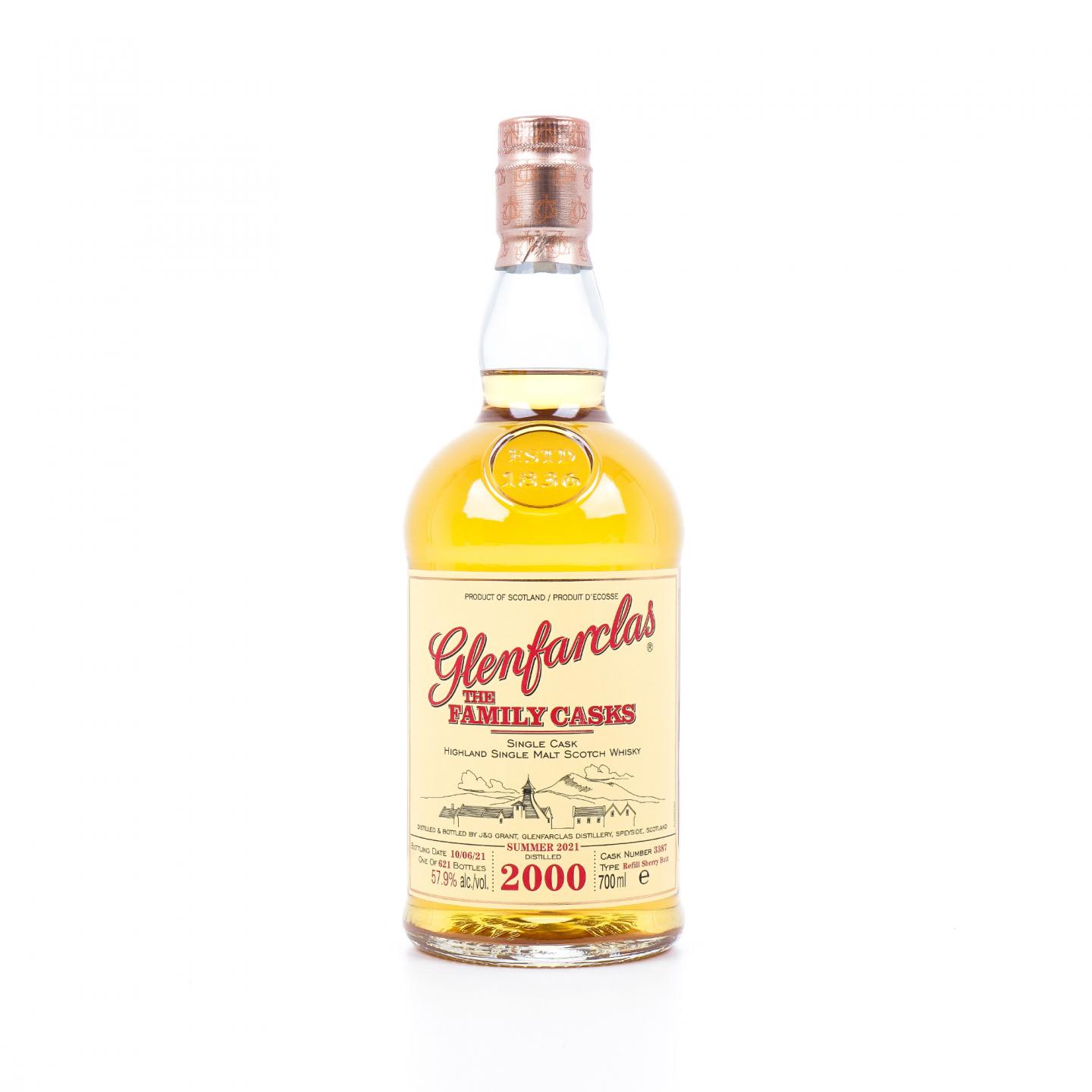 Glenfarclas 格兰花格 2000-2021 家族桶 雪莉单桶#3387