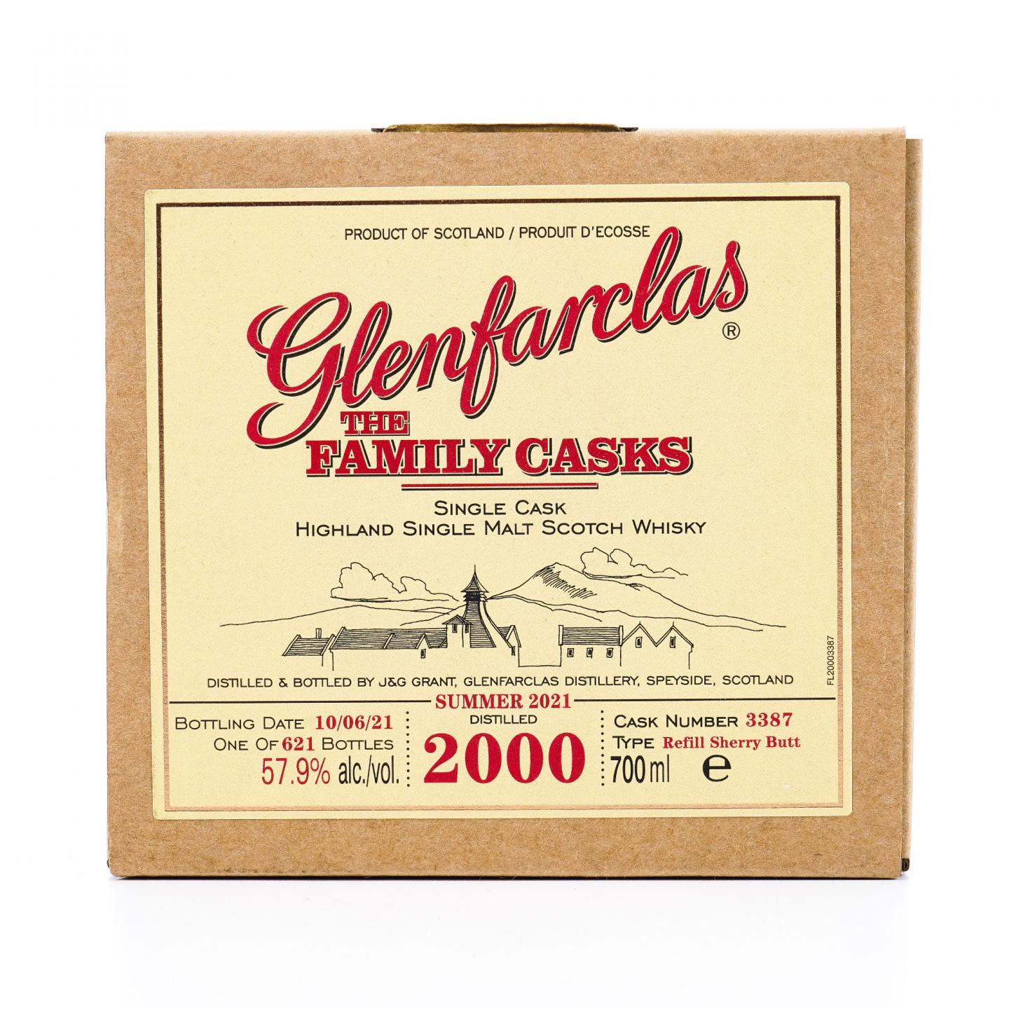 Glenfarclas 格兰花格 2000-2021 家族桶 雪莉单桶#3387