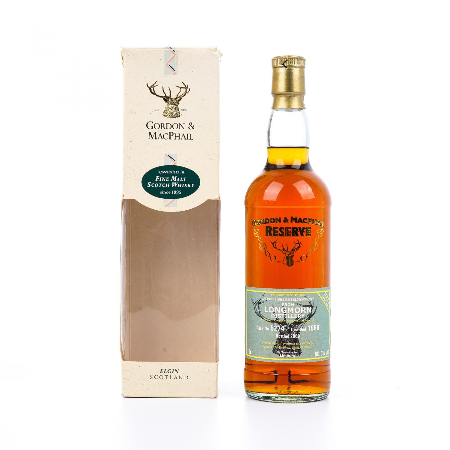 Longmorn 朗摩 1968-2009 GM 桶号#5274