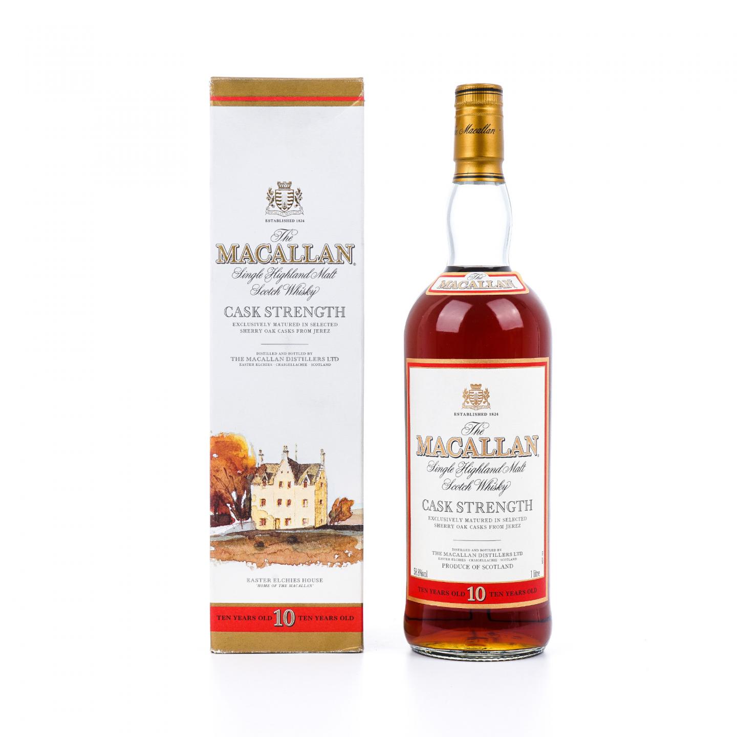 Macallan 麦卡伦 10年 桶强 1L 58.8%Vol.
