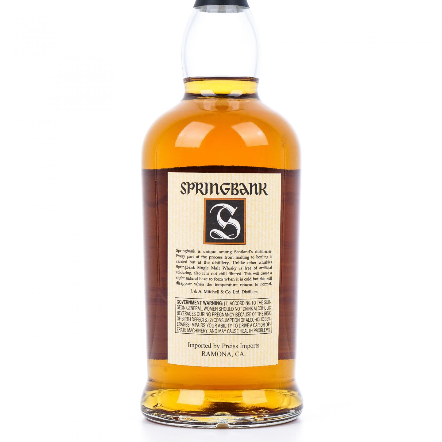Springbank 云顶 10年 旧版 750ml