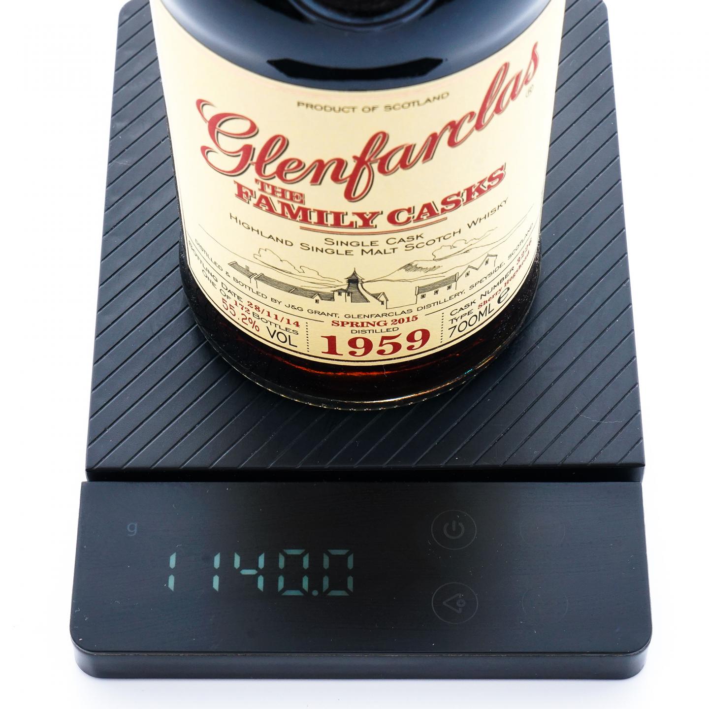 Glenfarclas 格兰花格 1959-2014 家族桶 雪莉单桶#3226