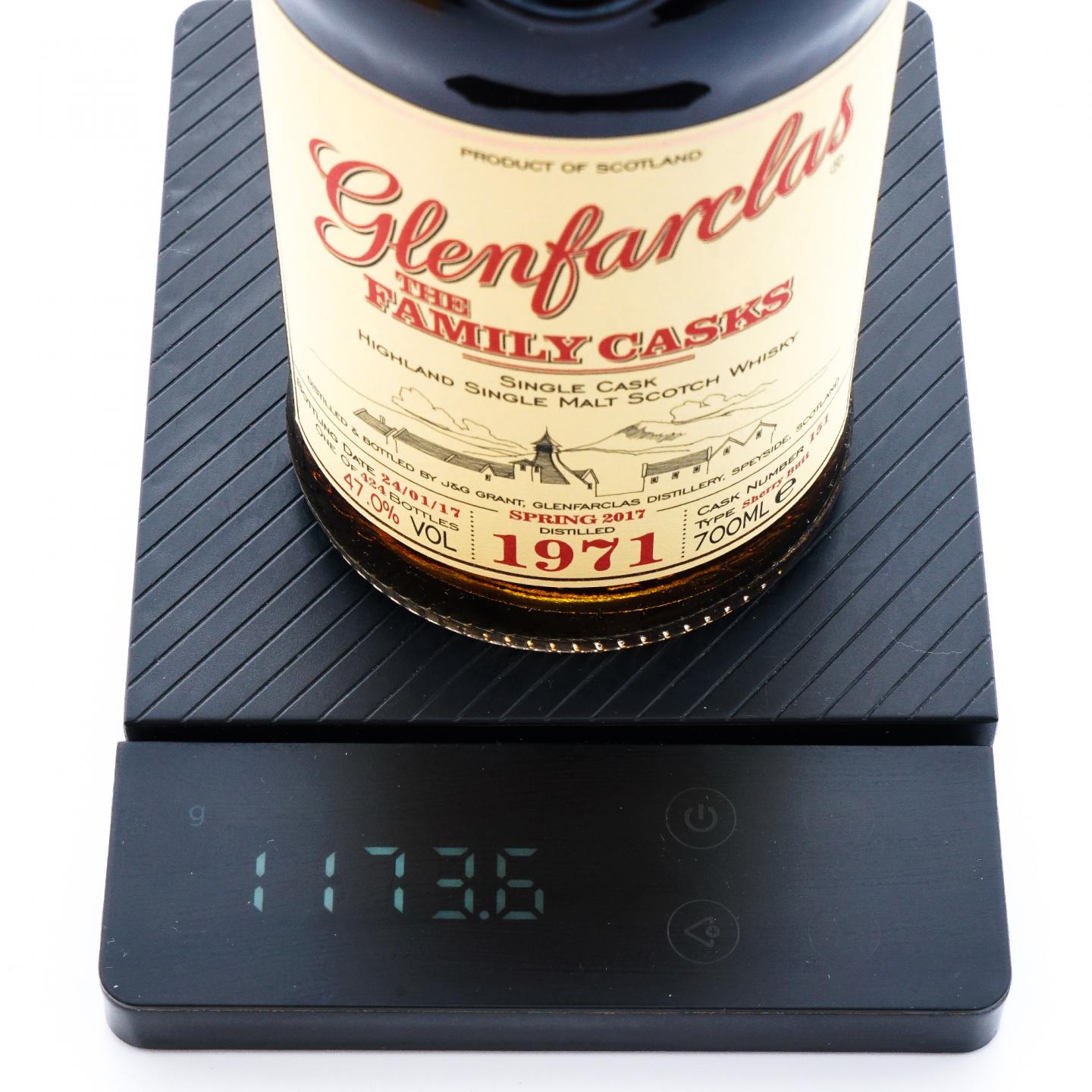 Glenfarclas 格兰花格 1971-2017 家族桶 雪莉单桶#151